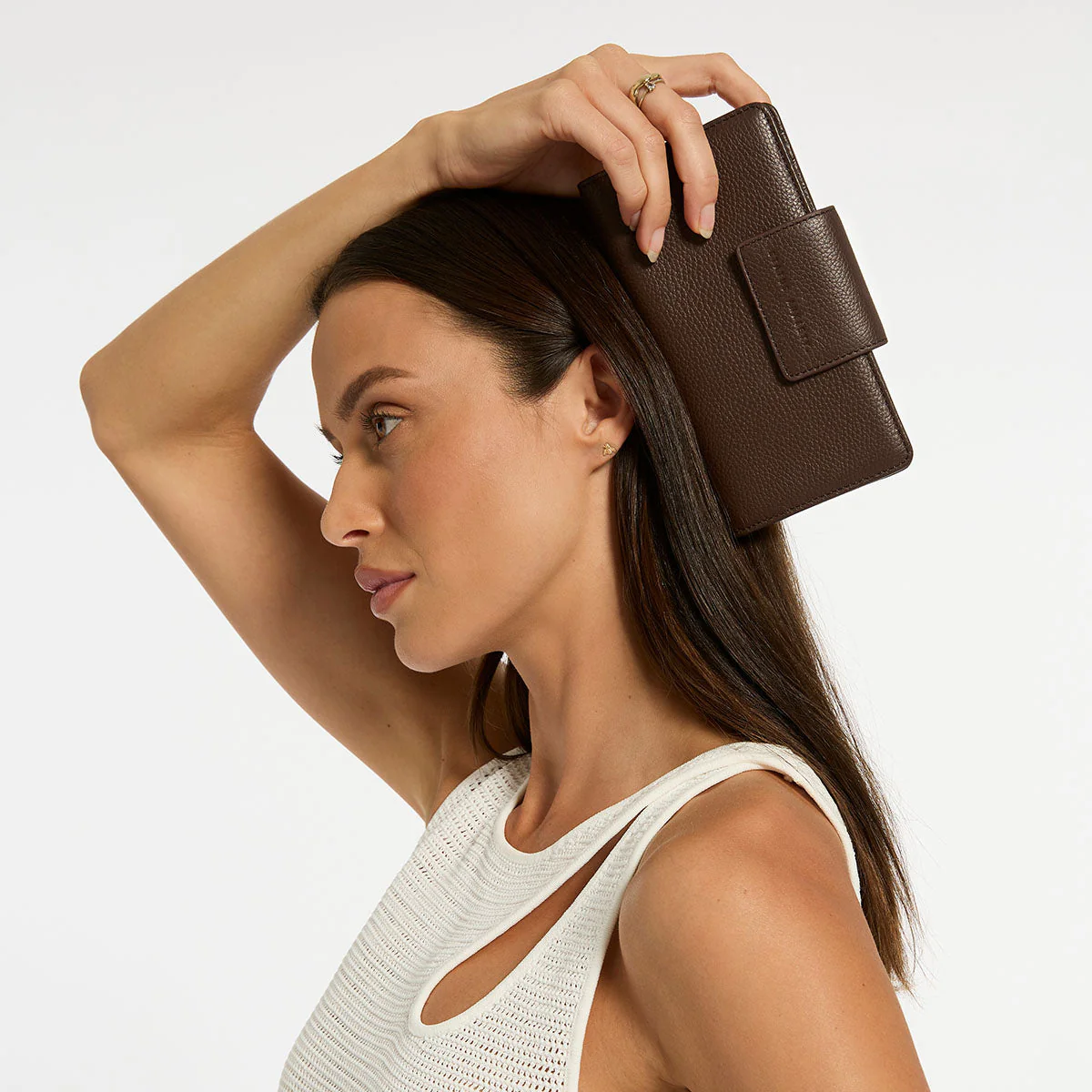STATUS ANXIETY Ruins Wallet - Cocoa