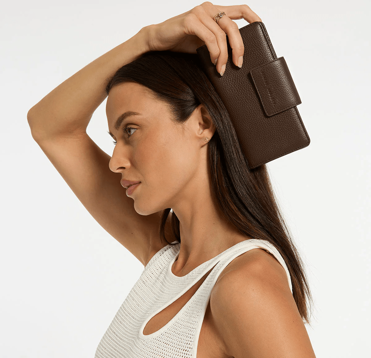 STATUS ANXIETY Ruins Wallet - Cocoa