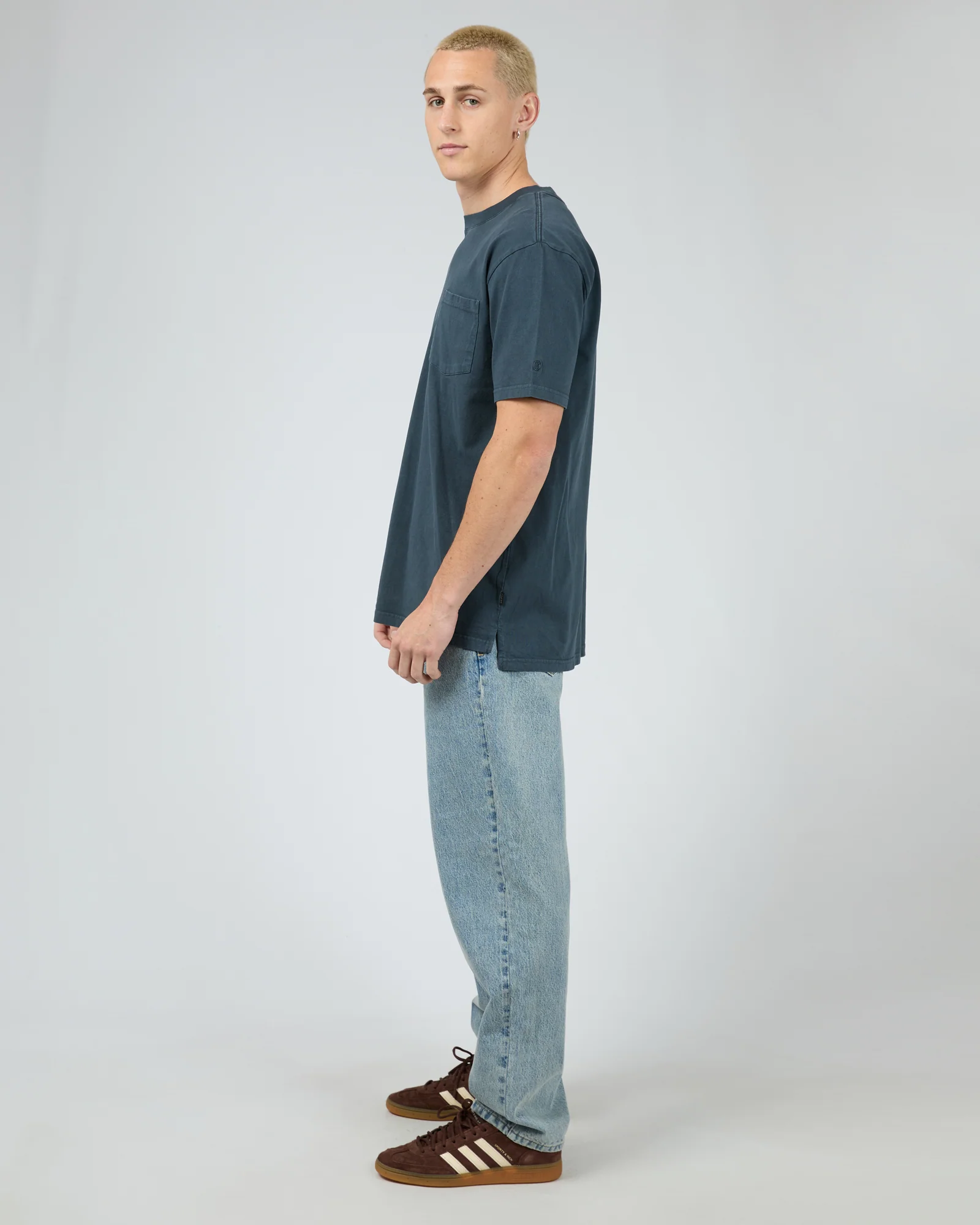 SILENT THEORY Surplus pocket tee - Navy