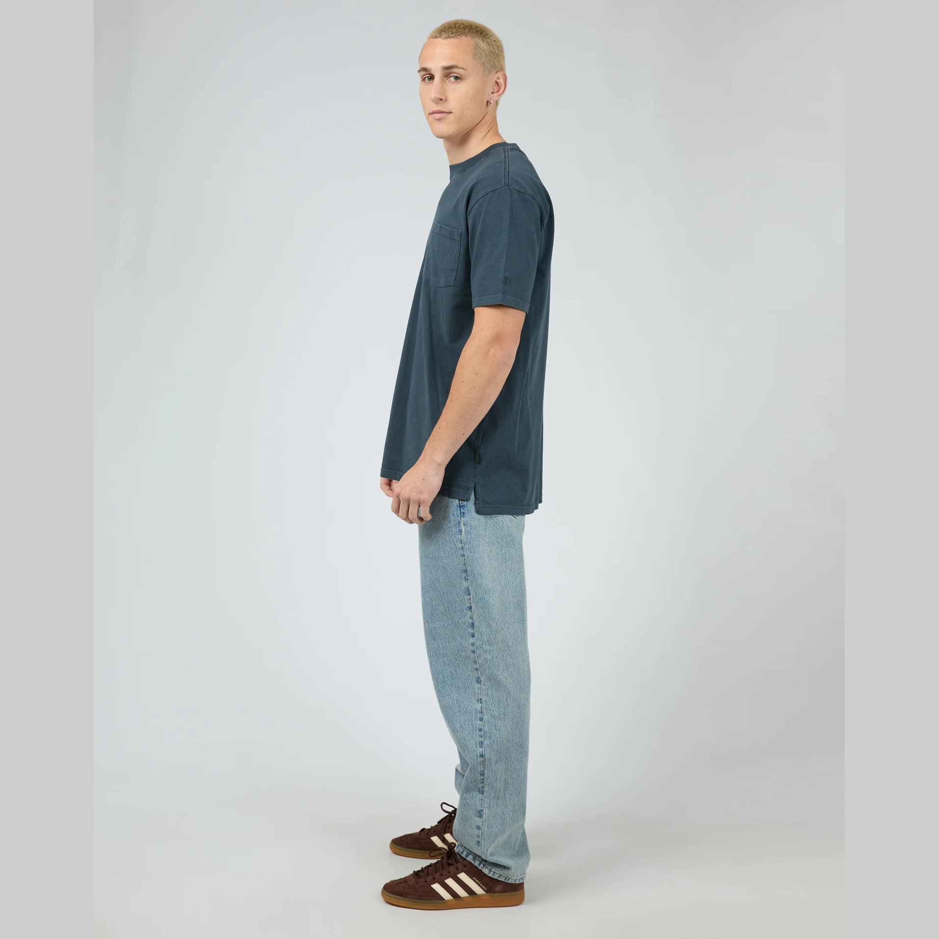SILENT THEORY Surplus pocket tee - Navy