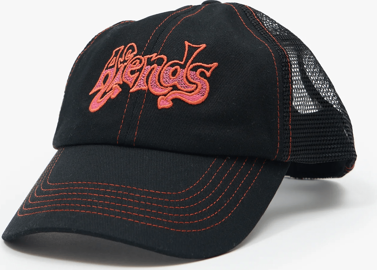 AFENDS Splash- Six Panel Mesh Cap - Black
