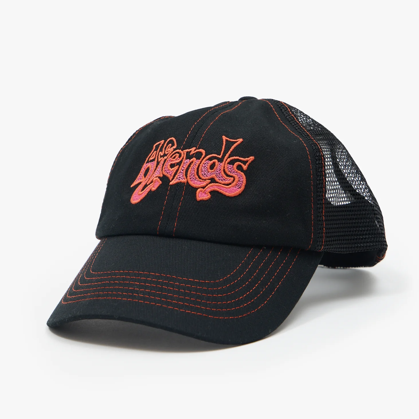 AFENDS Splash- Six Panel Mesh Cap - Black
