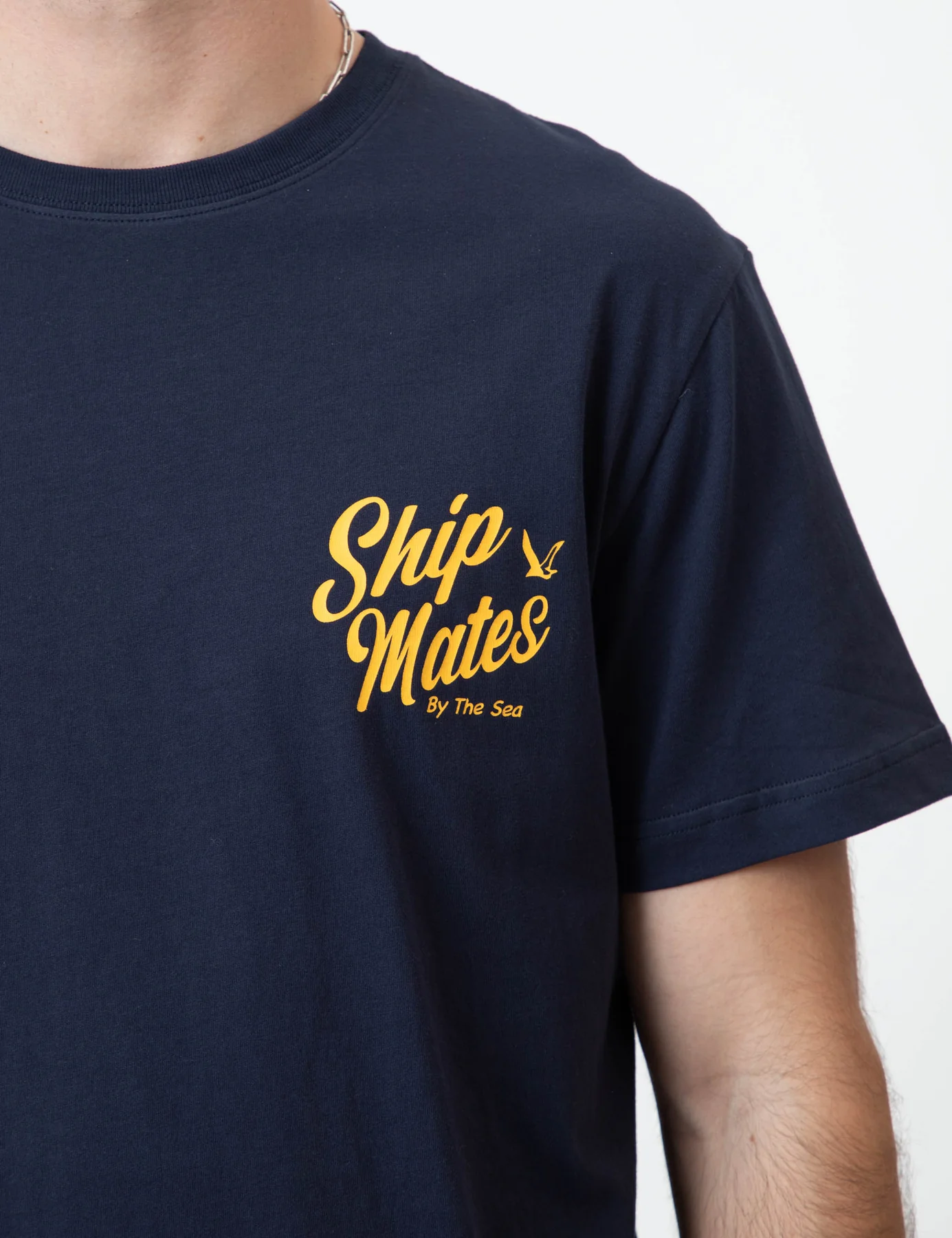 MR SIMPLE Ship mates reginald ss tee - Navy
