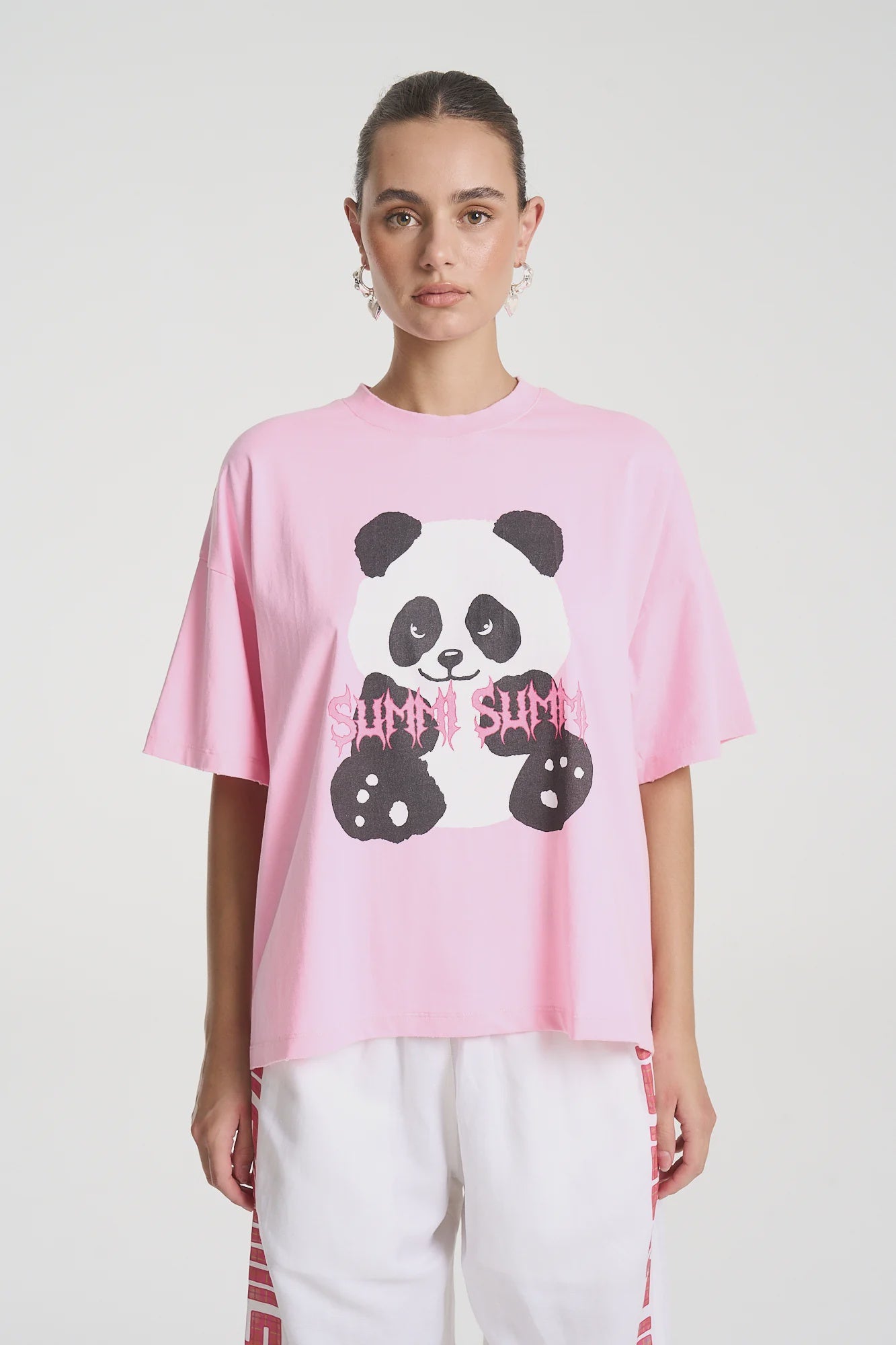 SUMMI SUMMI Band tee - Pink panda