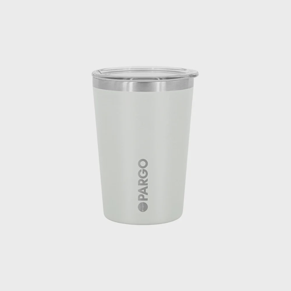 PROJECT PARGO 12oz Insulated Coffee Cup - Bone white
