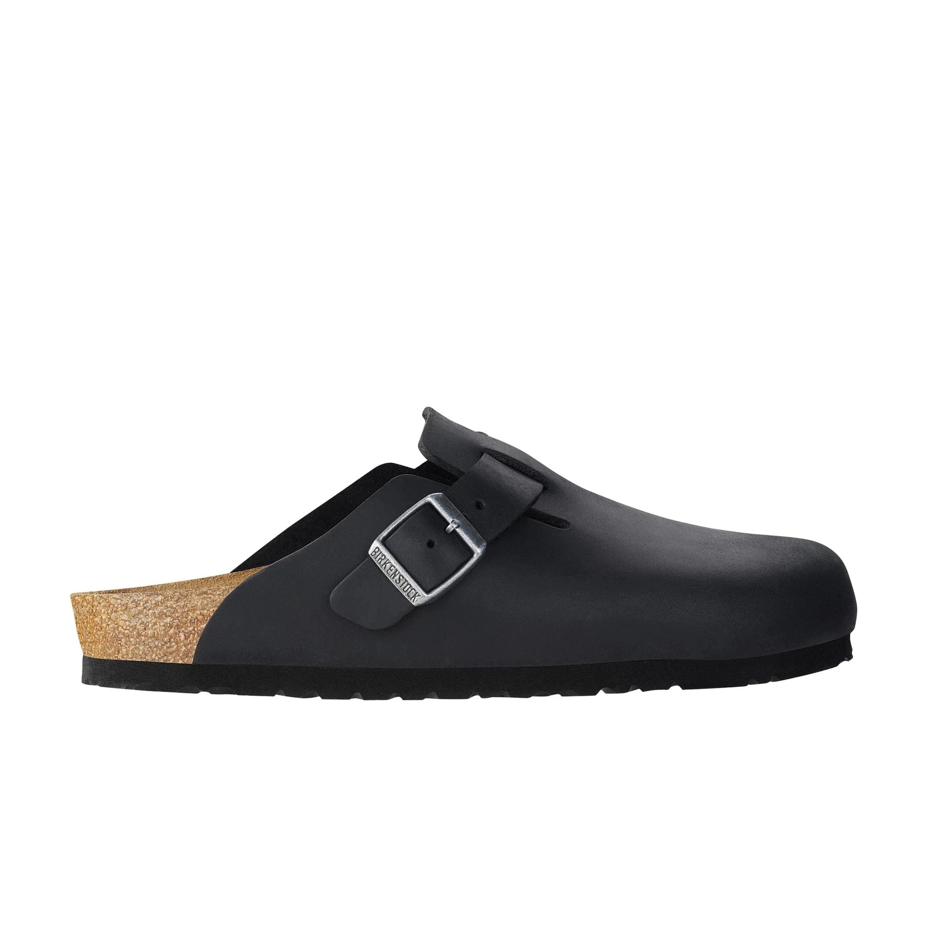 BIRKENSTOCK Boston oiled leather regular - Black
