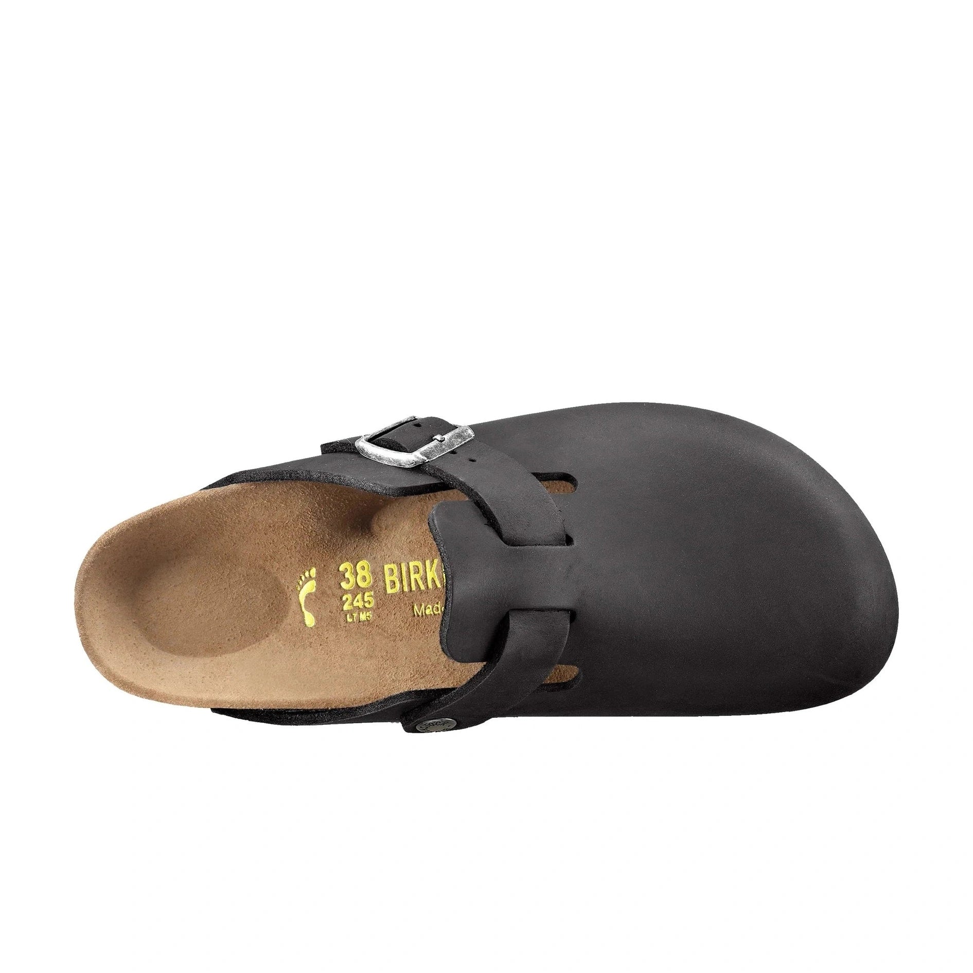 BIRKENSTOCK Boston oiled leather regular - Black