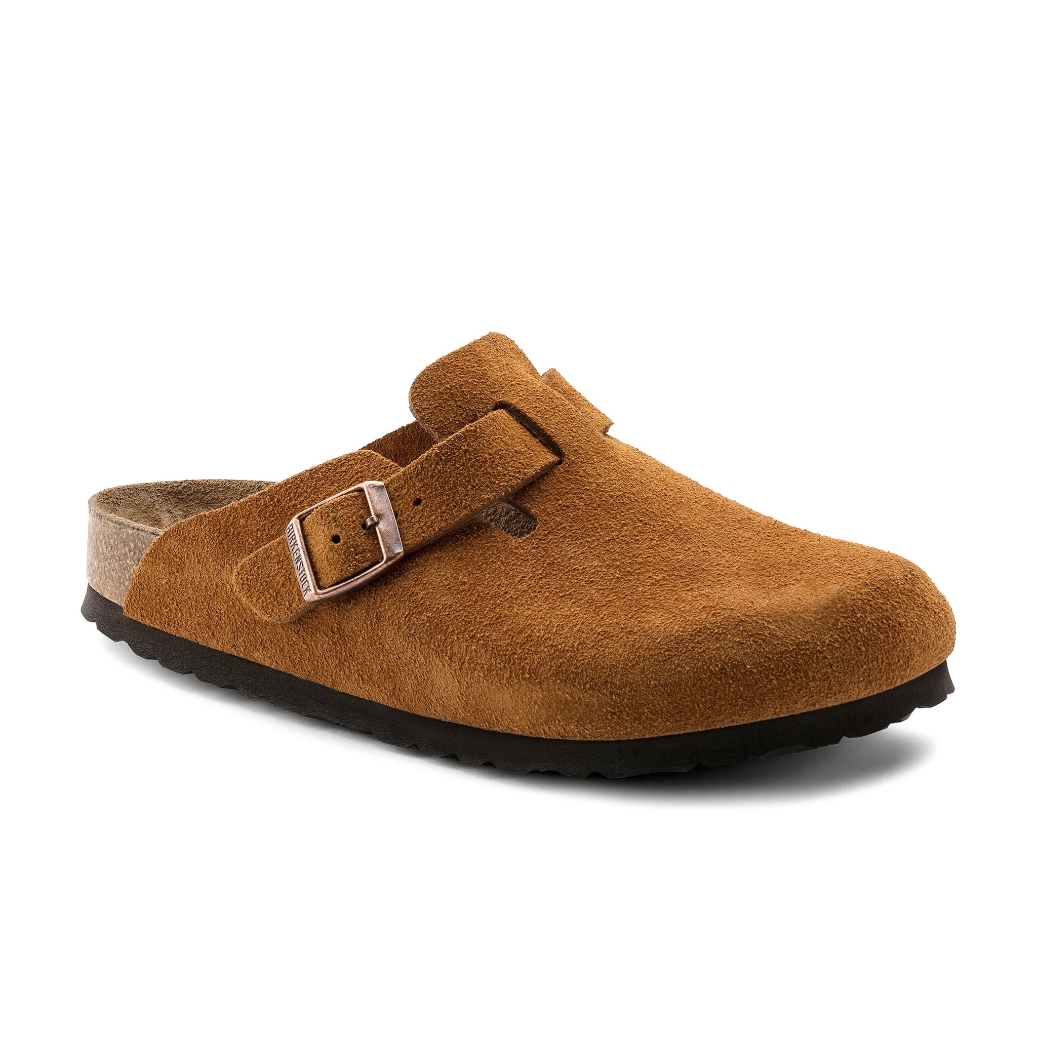 BIRKENSTOCK Boston SFB - Mink suede leather regular