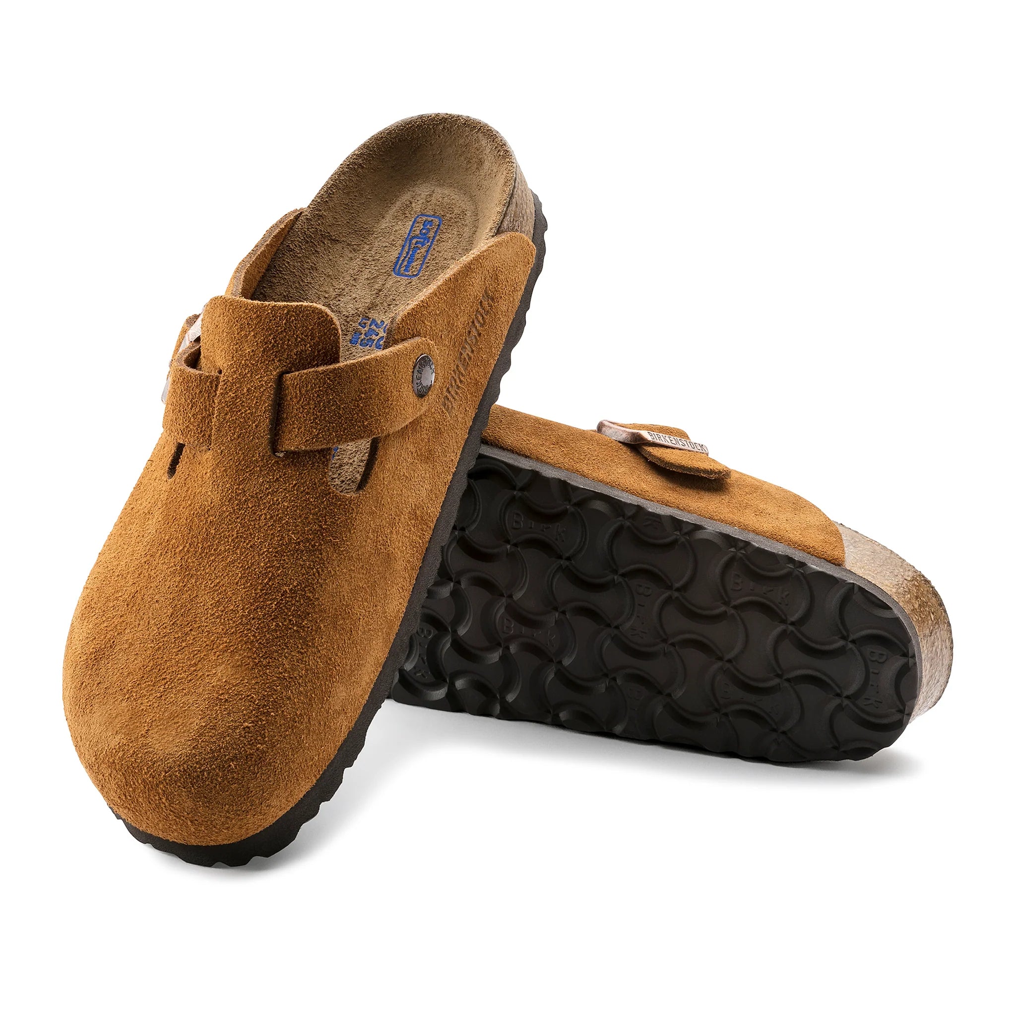 BIRKENSTOCK Boston SFB - Mink suede leather regular