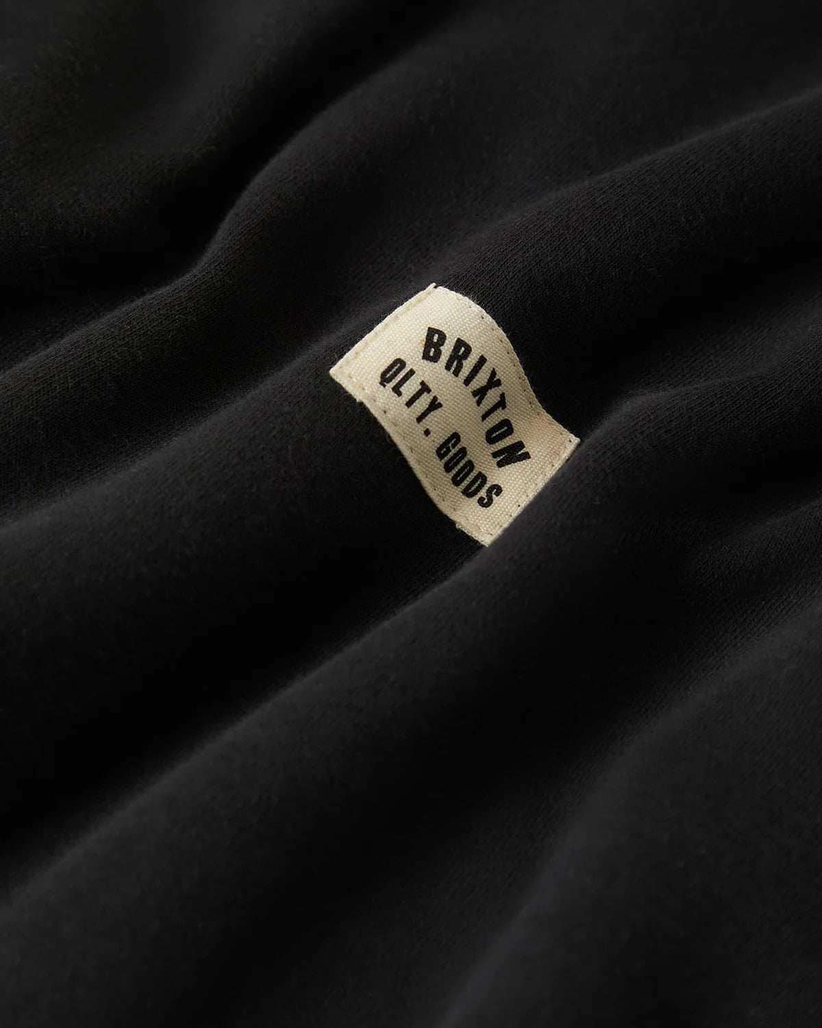 BRIXTON Woodburn Label Hoodie - Black