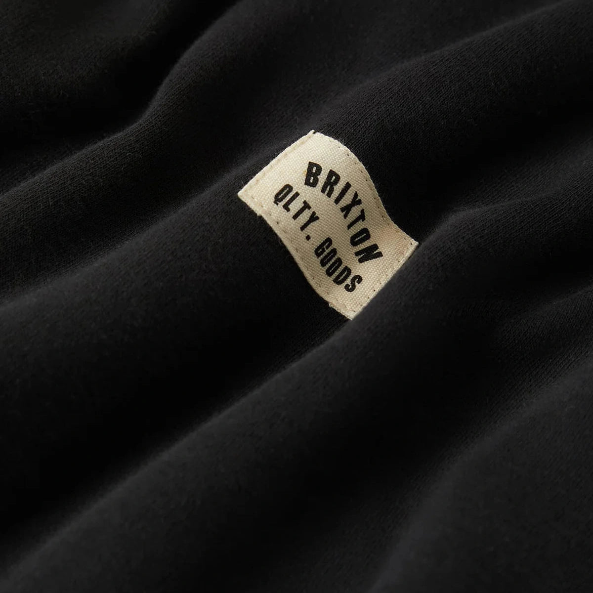 BRIXTON Woodburn Label Hoodie - Black
