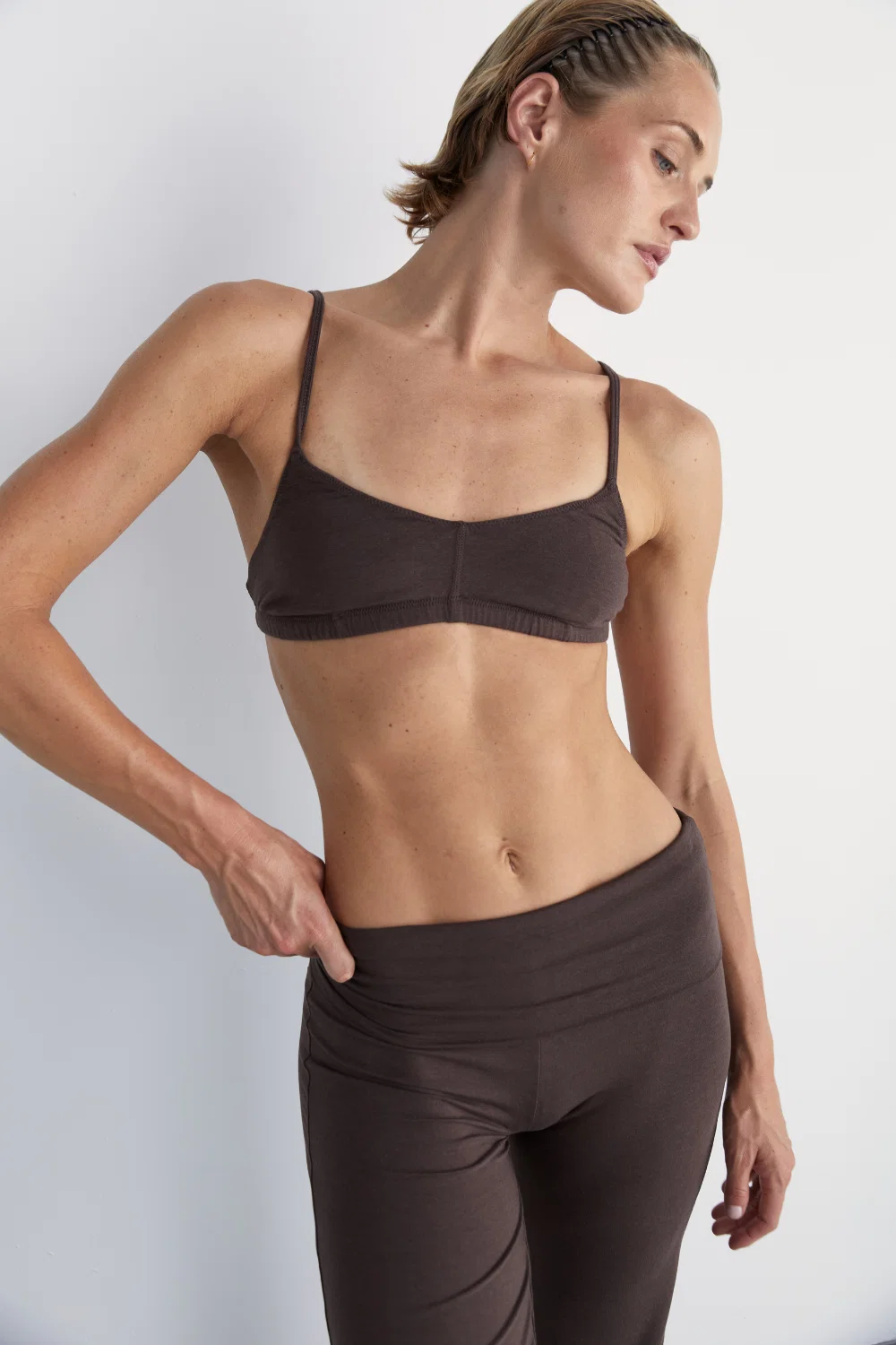 PINKY & KAMAL Day Bralette - Dark Brown
