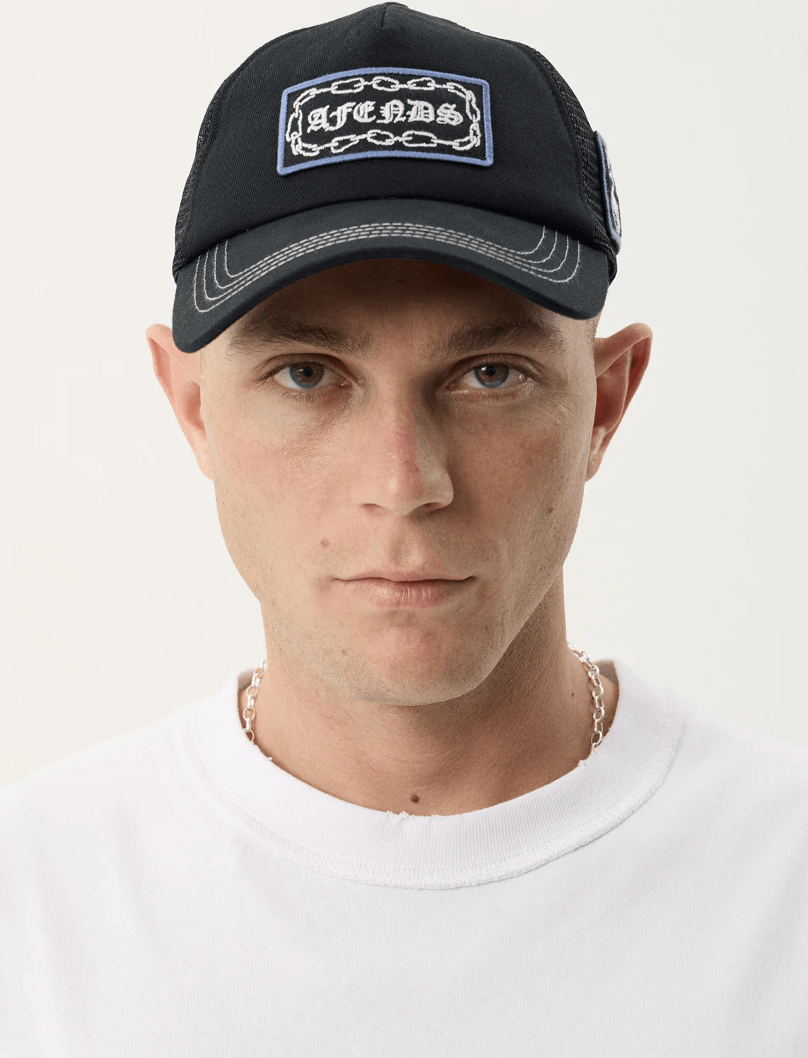 AFENDS Spiritual mesh trucker cap - Black