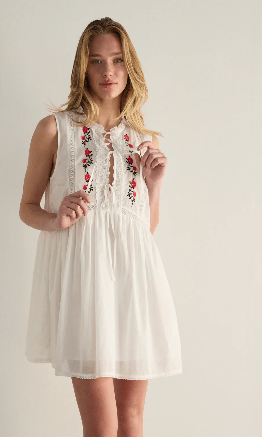 AUGUSTE THE LABEL Bellamy Mini Dress - White
