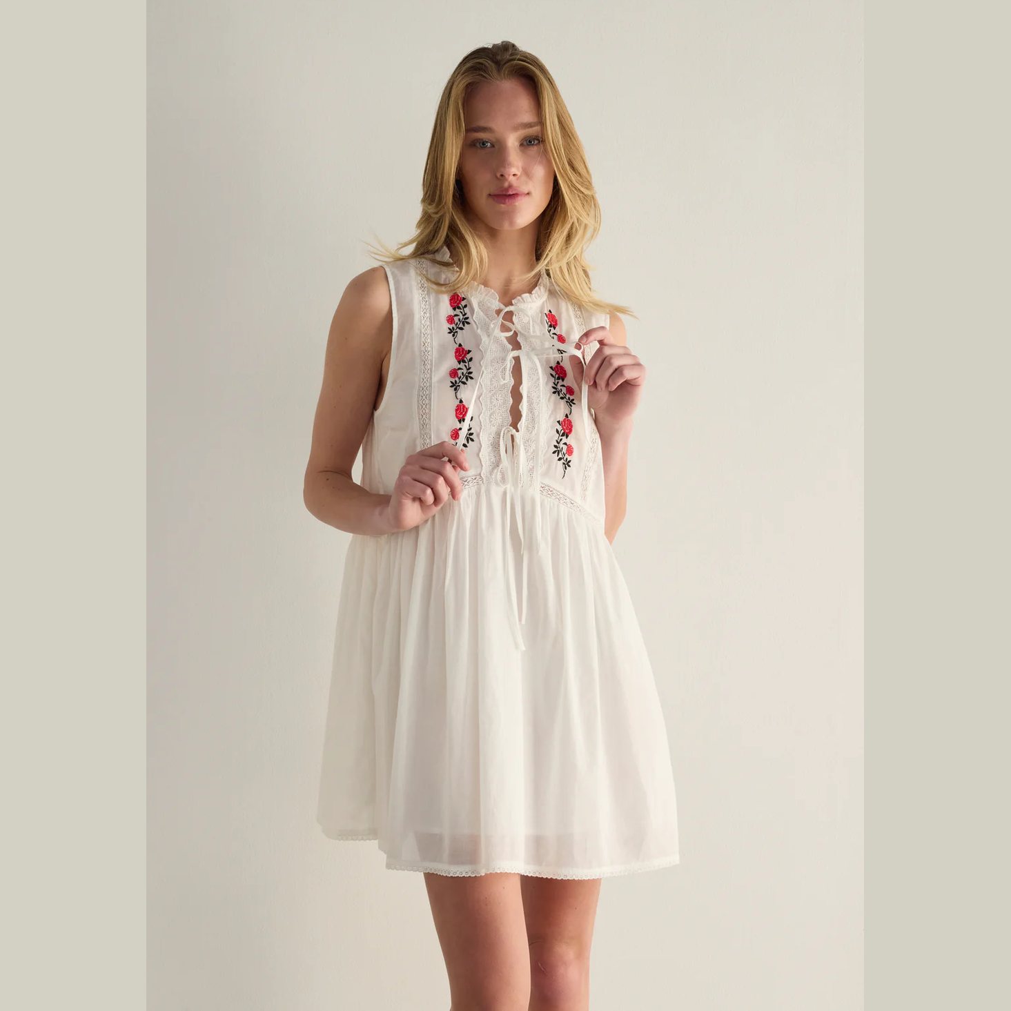 AUGUSTE THE LABEL Bellamy Mini Dress - White