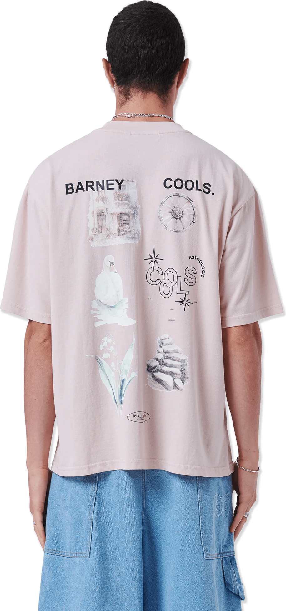 BARNEY COOLS Terrace T-shirt Faded Pink