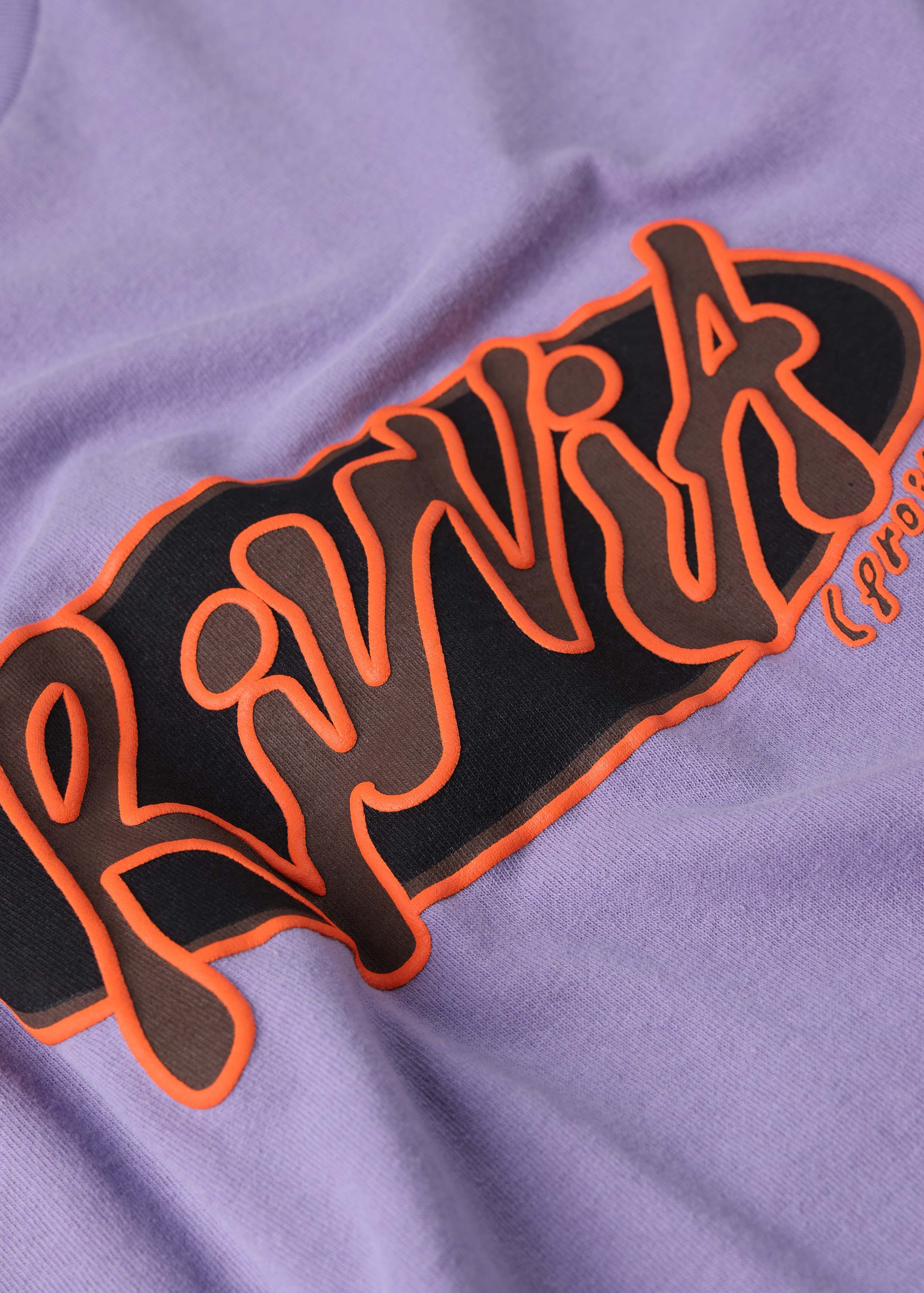 RIVVIA PROJECTS Oval graf relaxed fit t-shirt - Washed purple