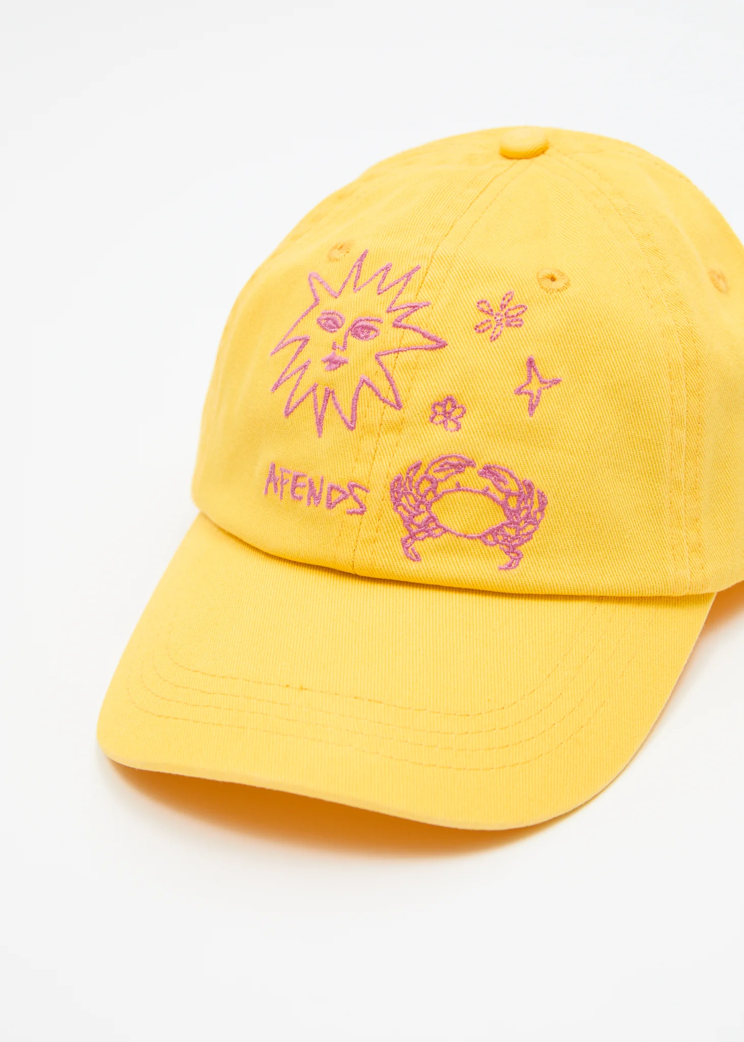 AFENDS Sunbake- Panelled Cap - Lemon