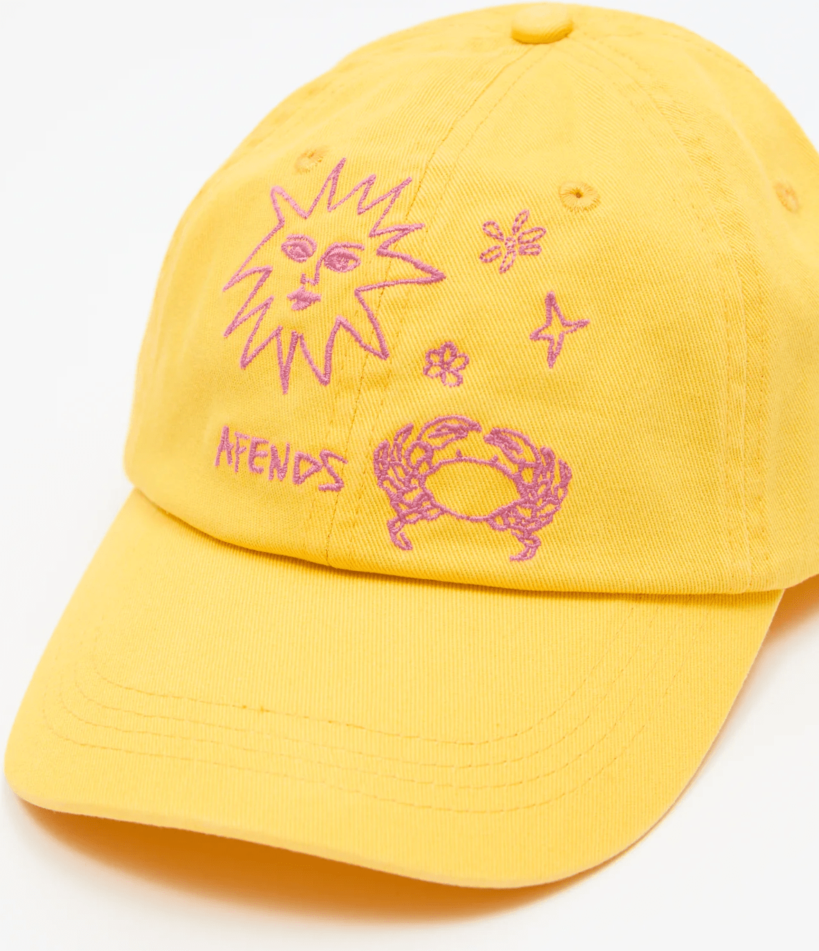 AFENDS Sunbake- Panelled Cap - Lemon