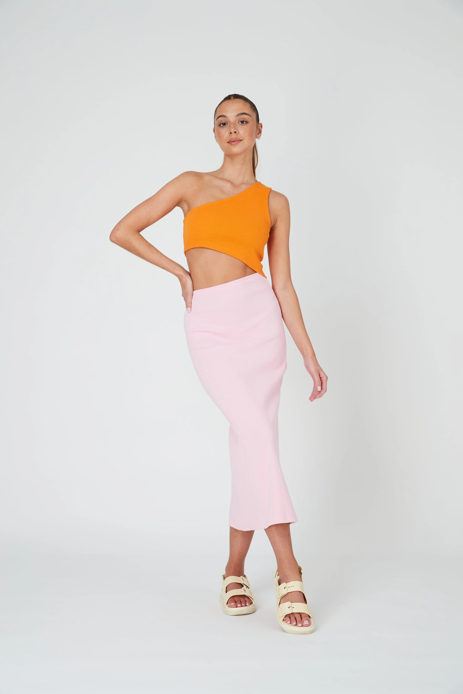 Summi Summi Gemini Midi - Tangerine / Candy Pink