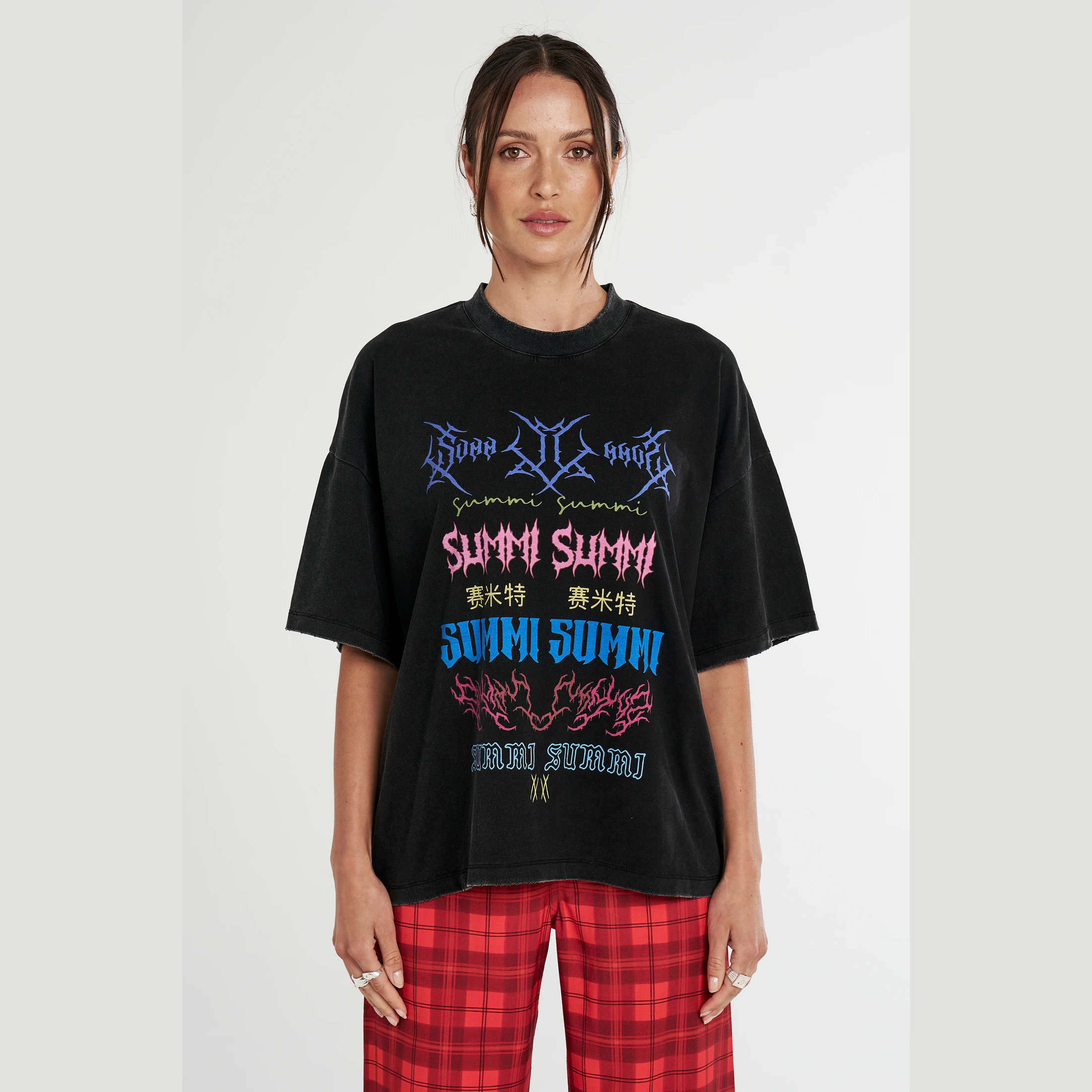SUMMI SUMMI Band tee - Black