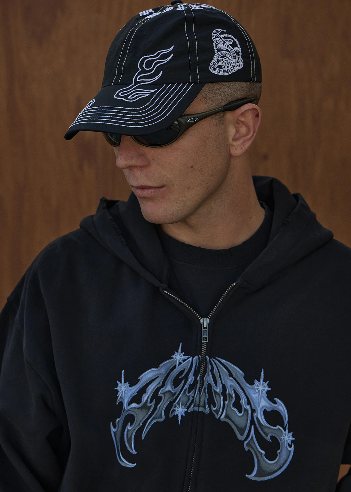 AFENDS Motor six panel cap -Black