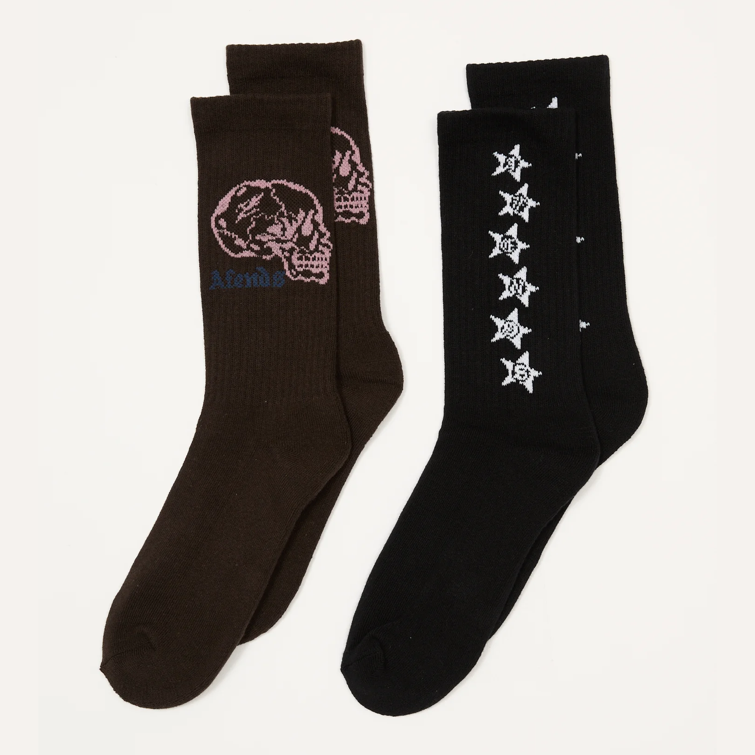 AFENDS Temporal live socks 2 pack