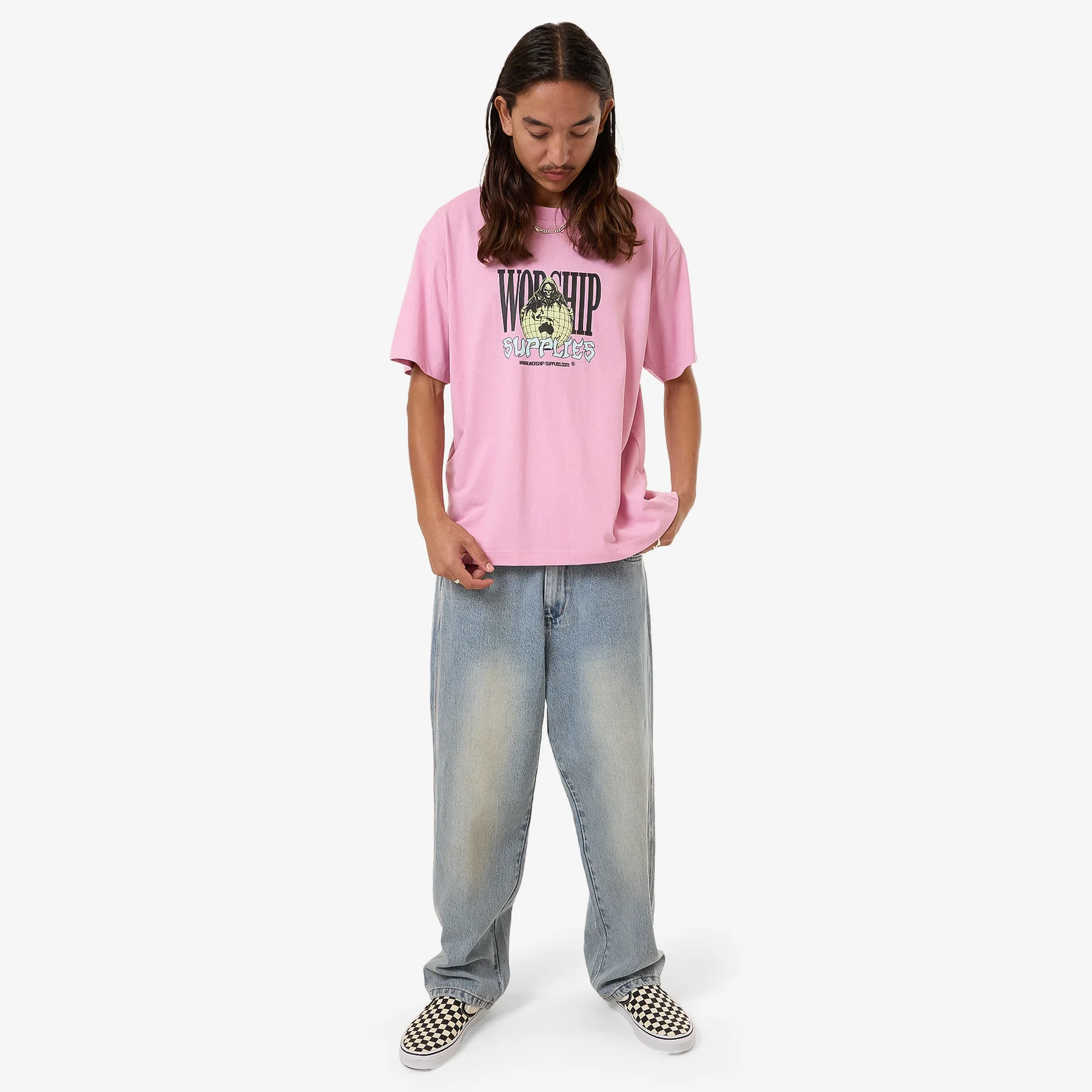 WORSHIP Domination tee - lilac chiffon
