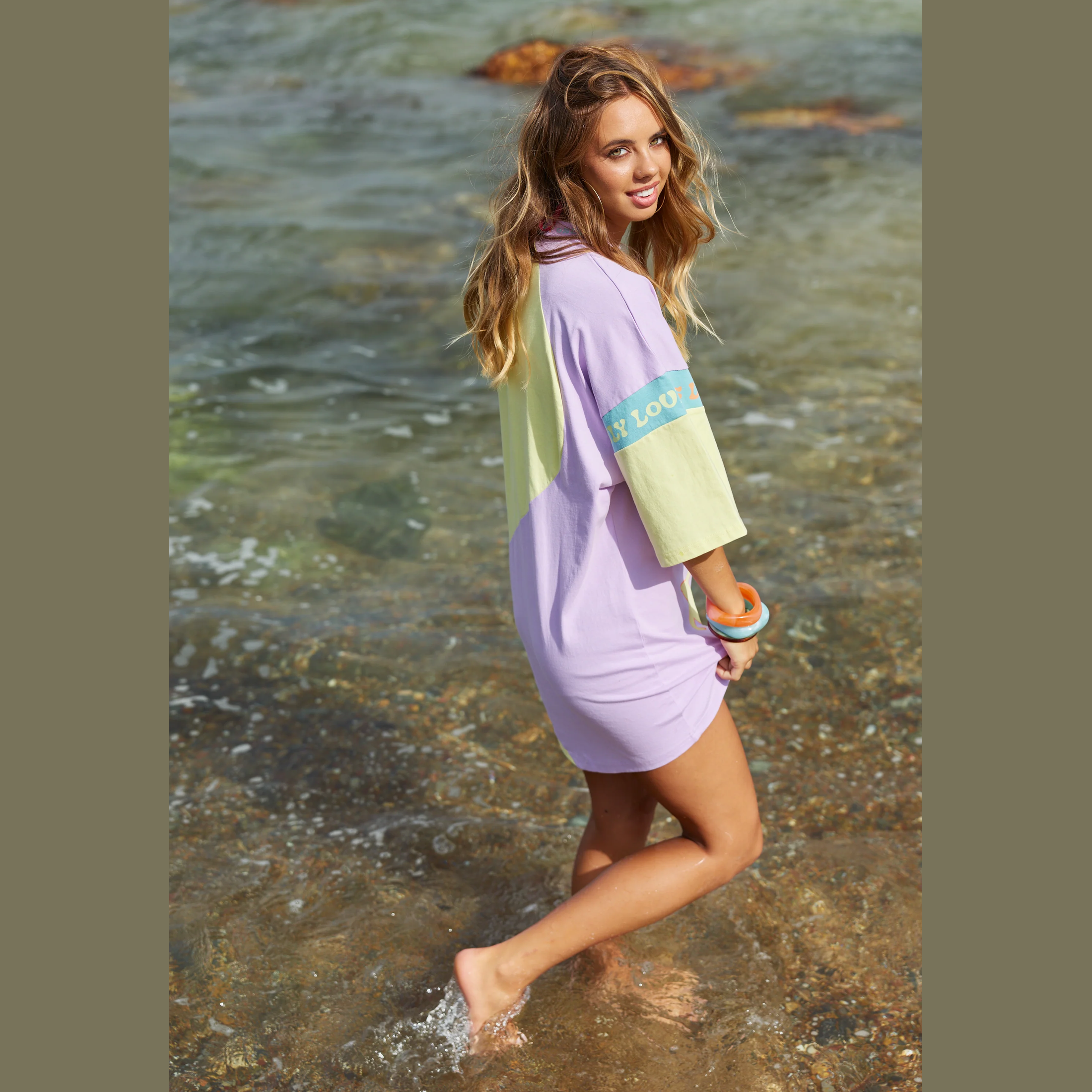 ONLY LOVERS LEFT Yin Yang Dress - Lemon/Orchid