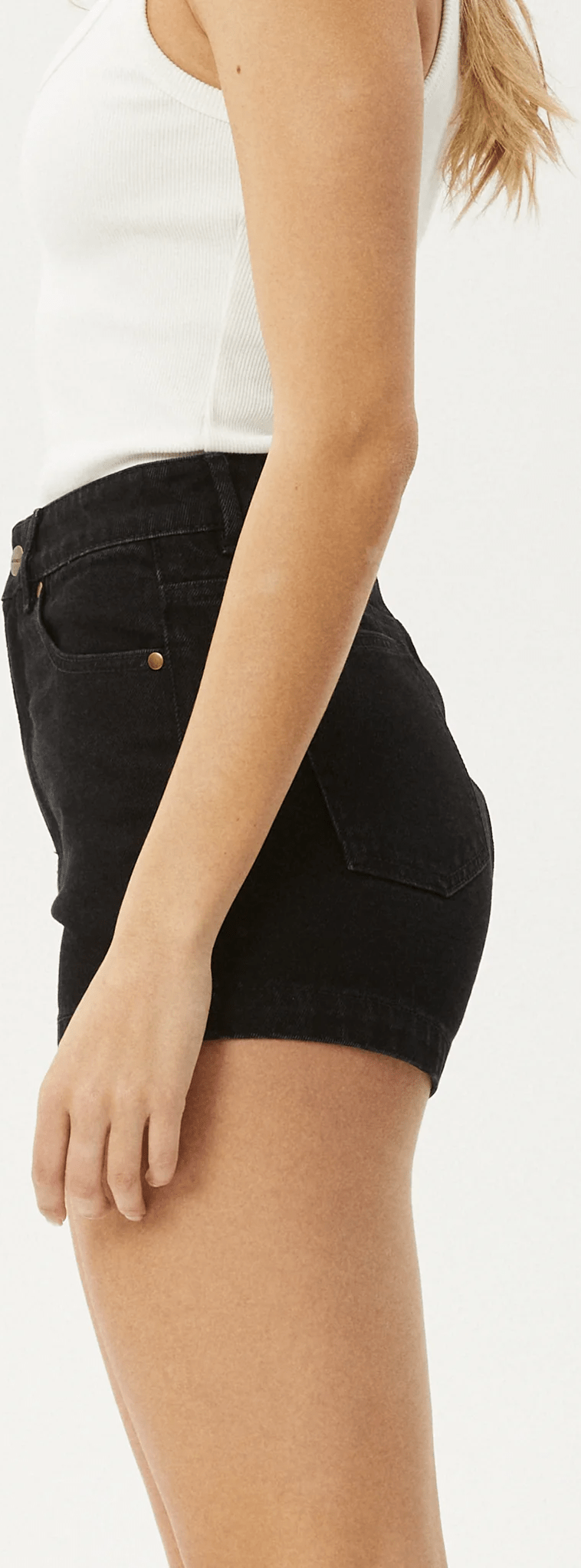 AFENDS Studio- Denim Short Denim Short - Washed black