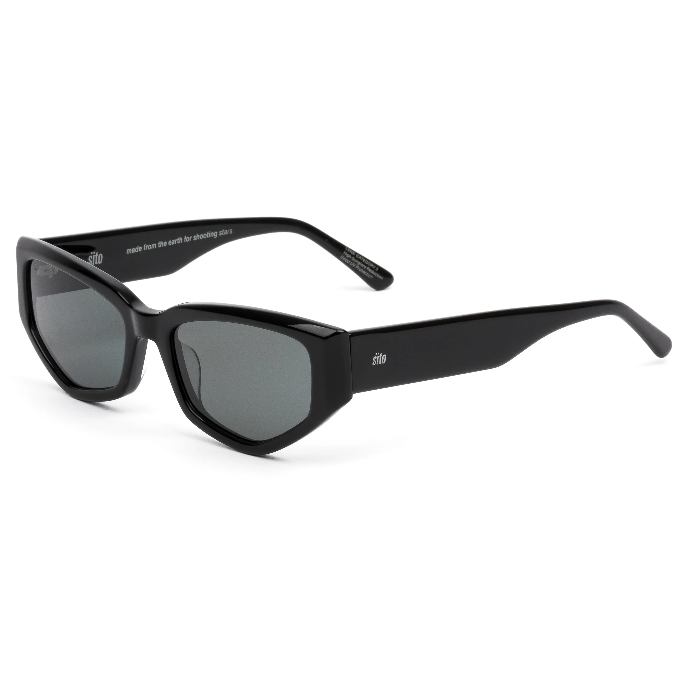 SITO diamond iron grey polarised - black
