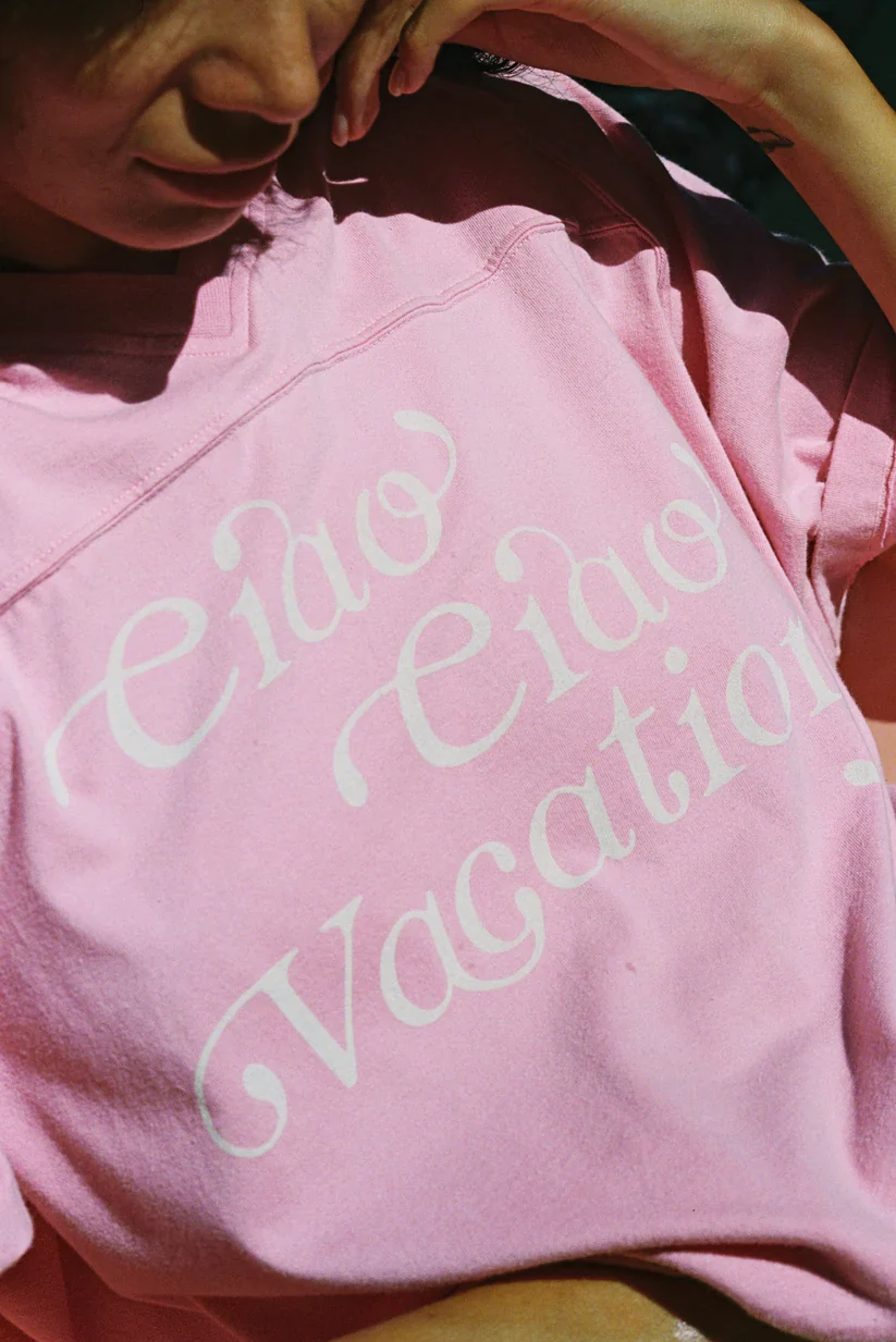 CIAO CIAO Vacay crop tee - Pink