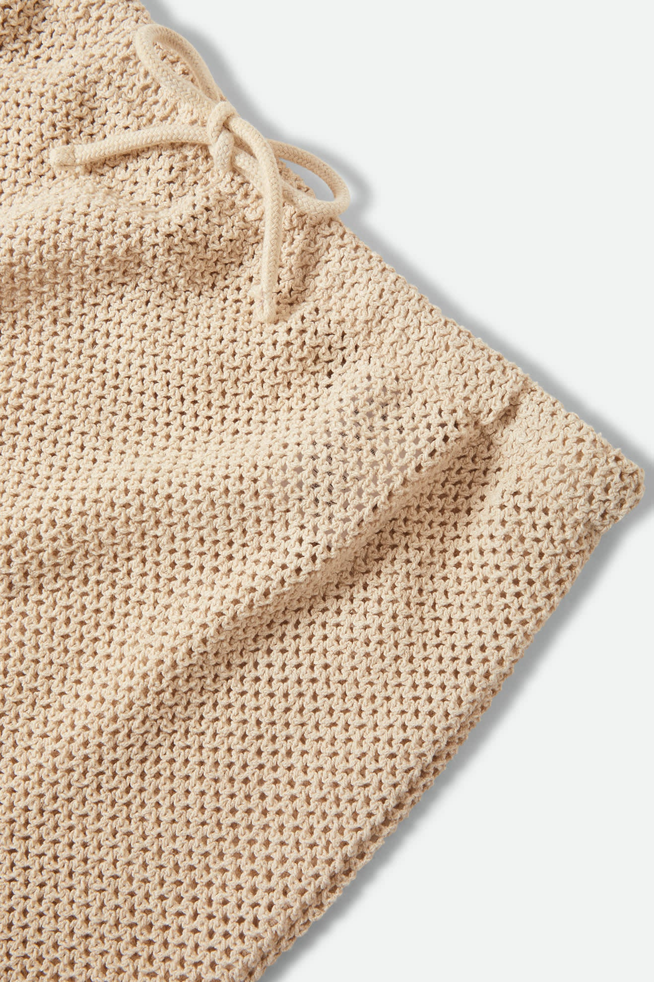 BRIXTON Mini crochet skirt - Timeless taupe