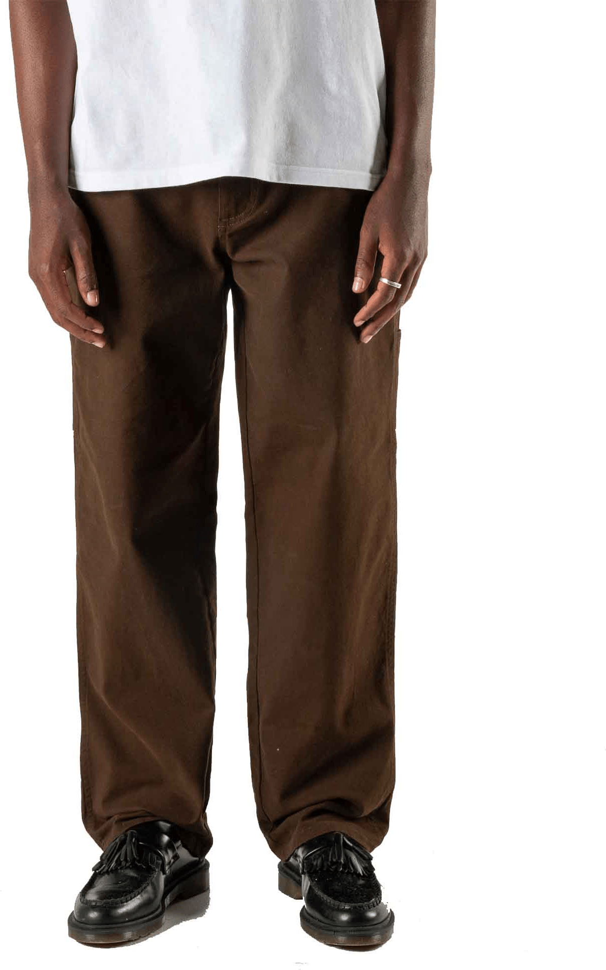 Former distend vt pant - brown