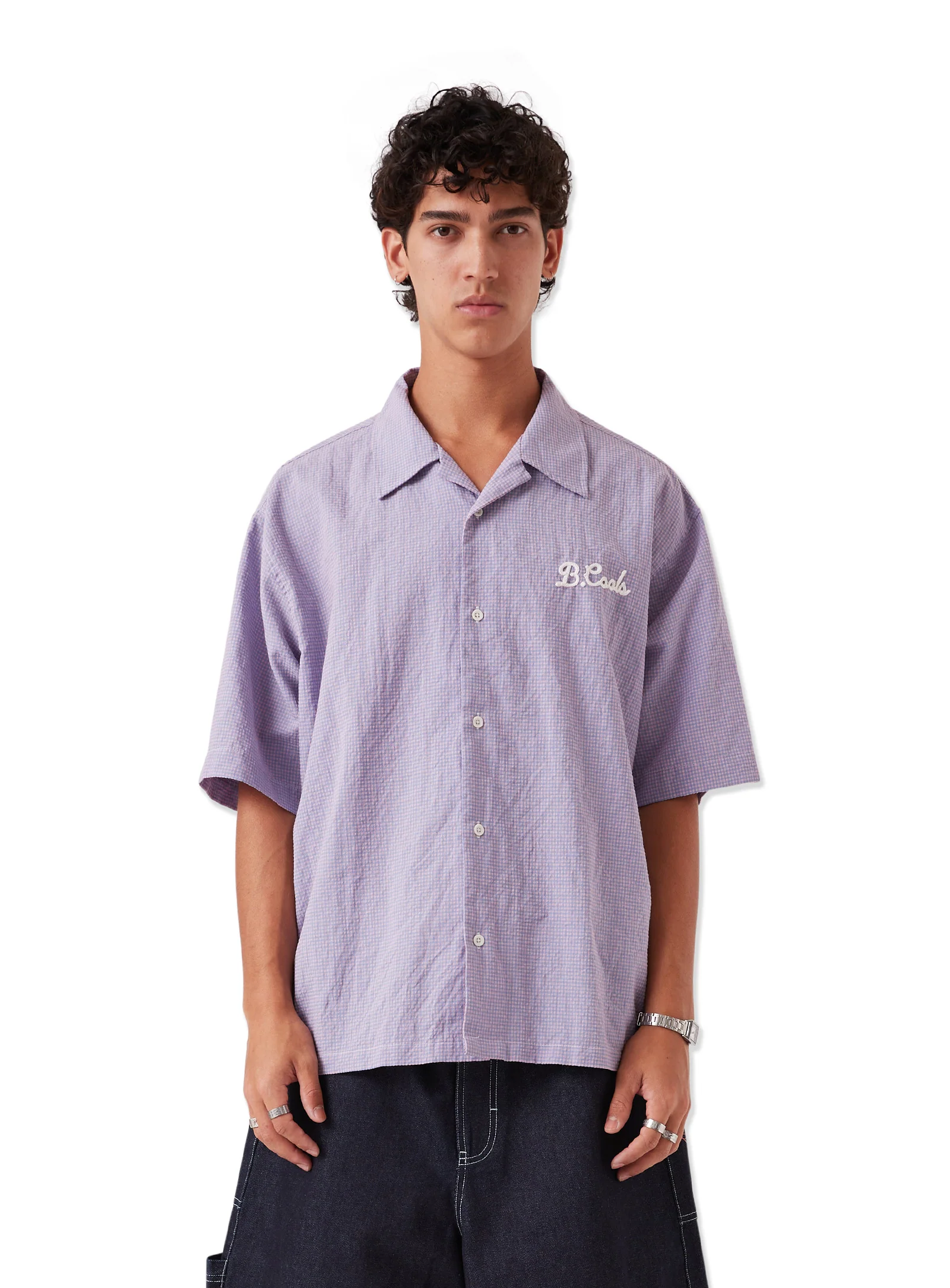 BARNEY COOLS Script Shirt Pink