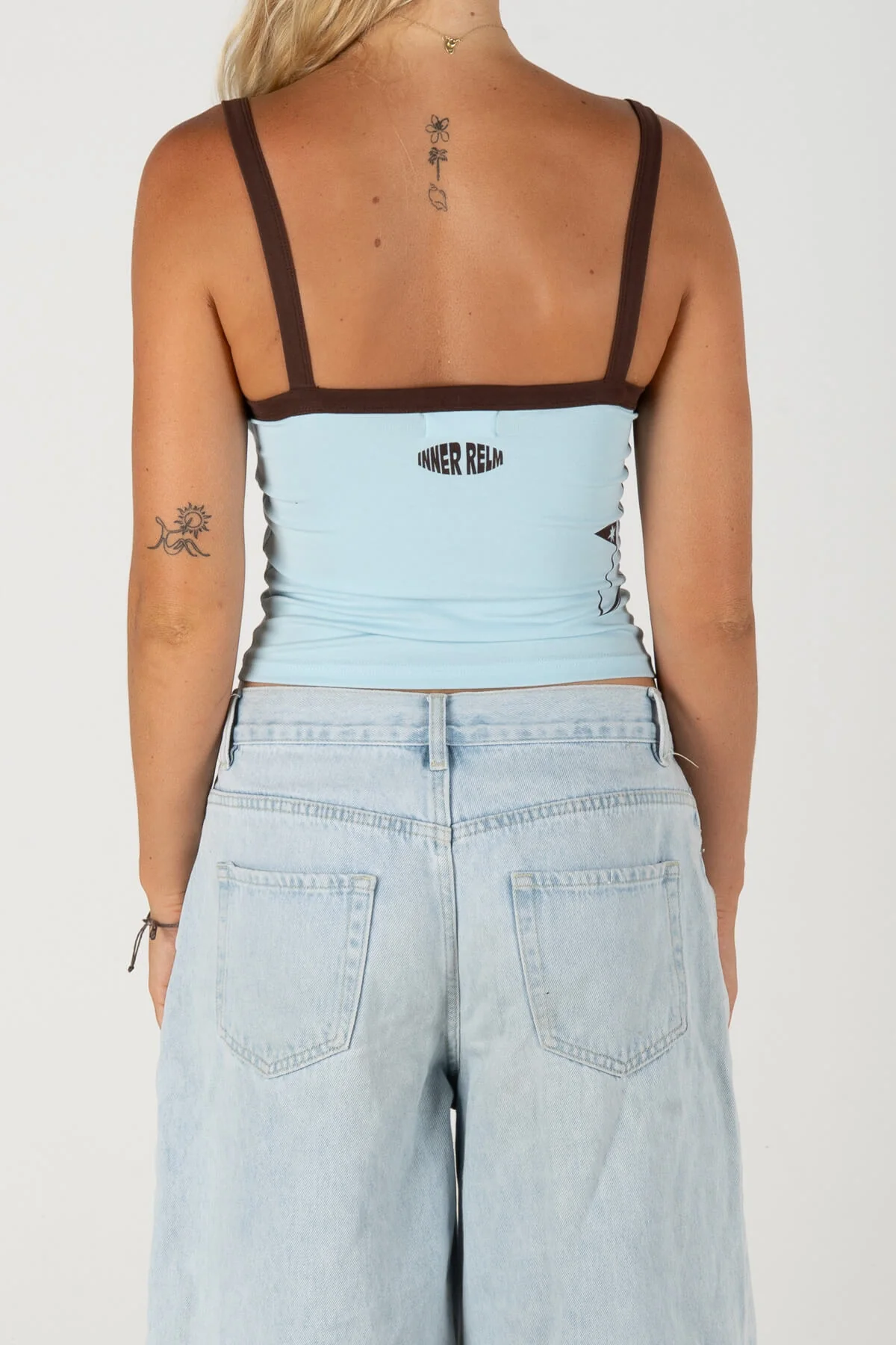 INNER RELM Five point singlet - Blue