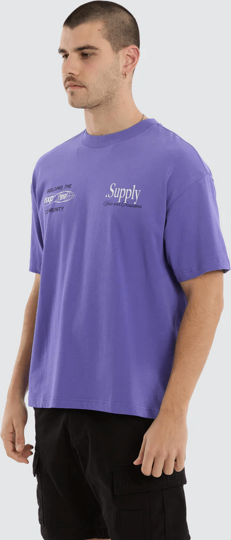 NENA & PASADENA Union raptor tee - Purple opulence