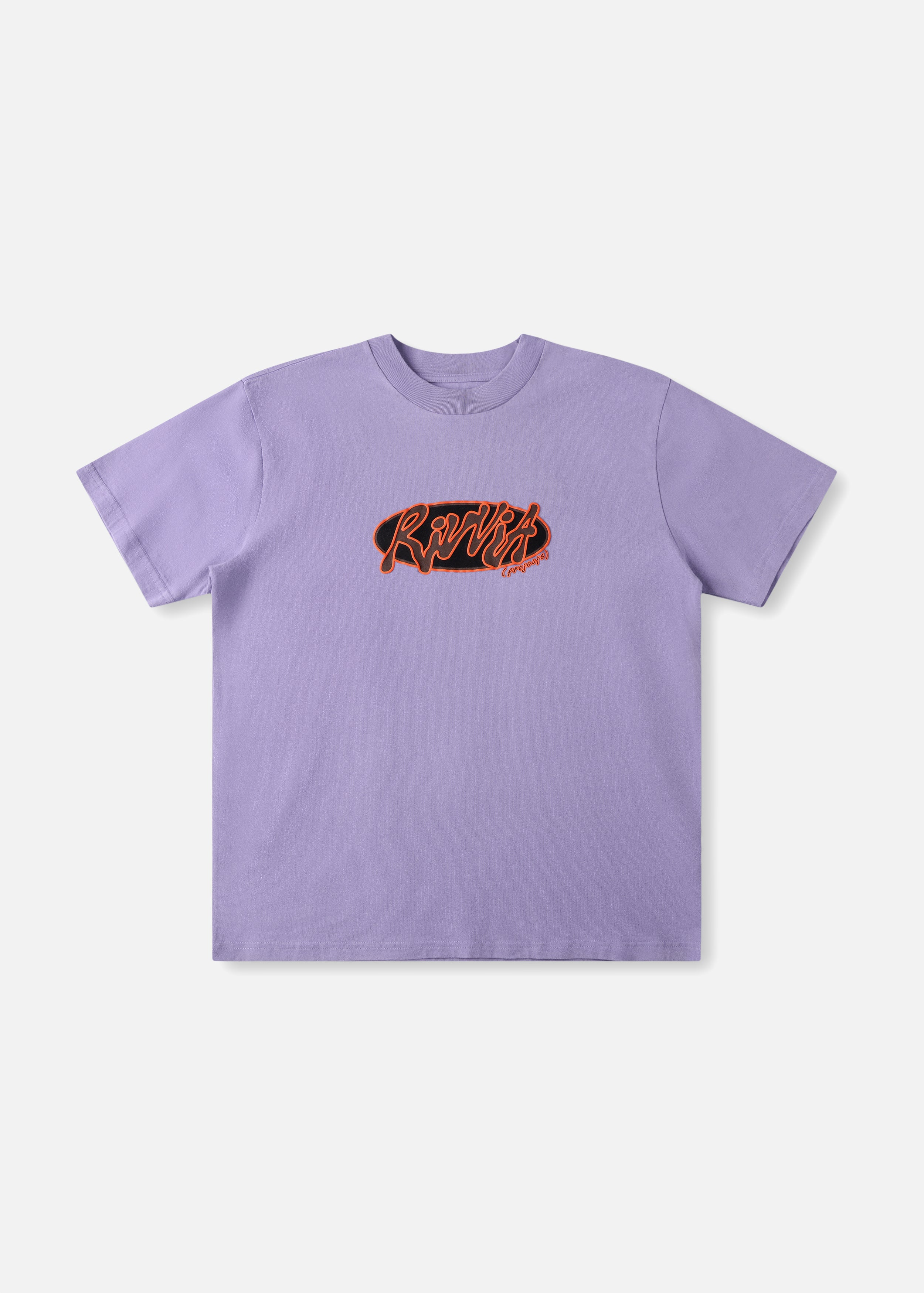 RIVVIA PROJECTS Oval graf relaxed fit t-shirt - Washed purple