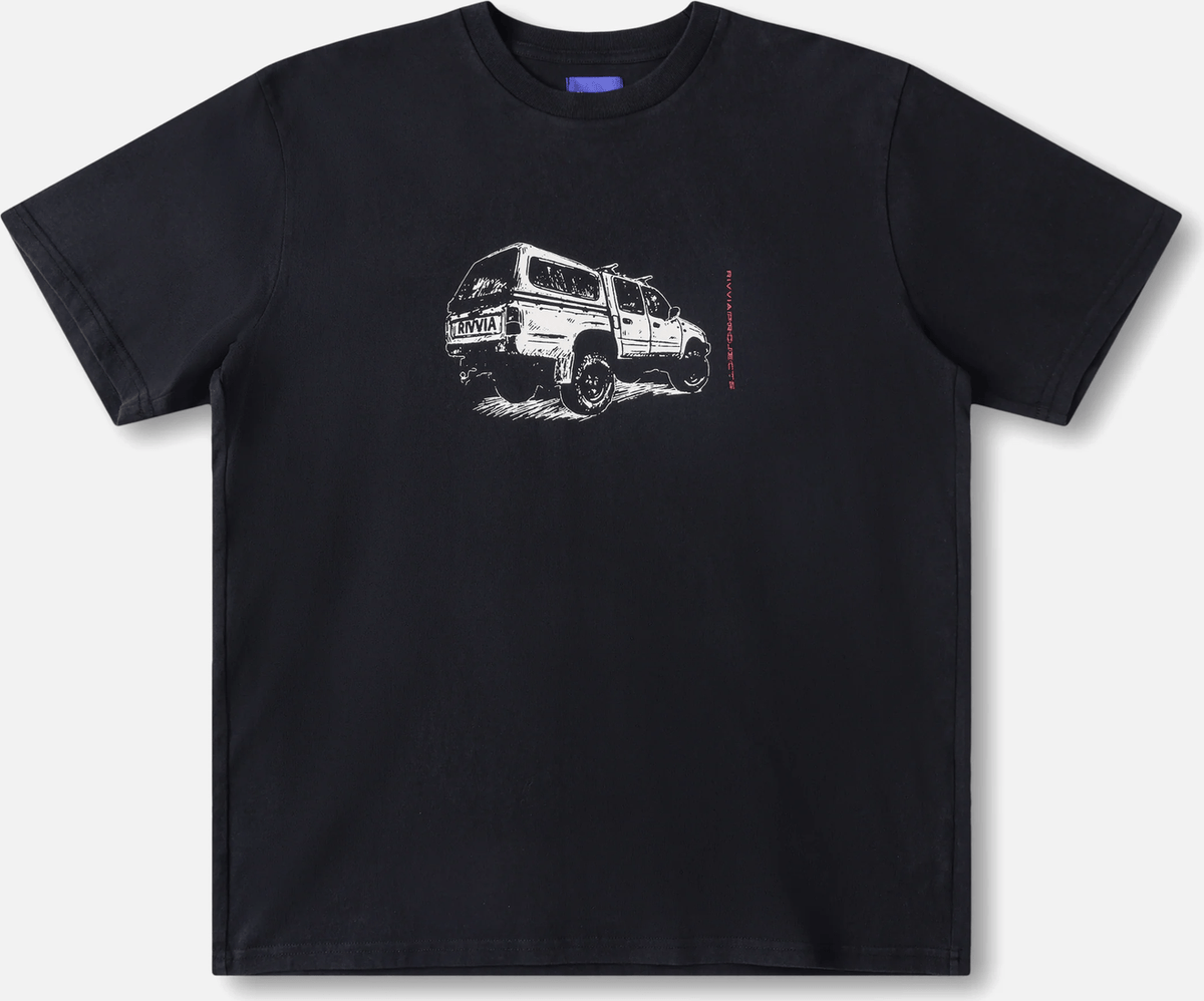 RIVVIA PROJECTS 4WD T-shirt - Washed black