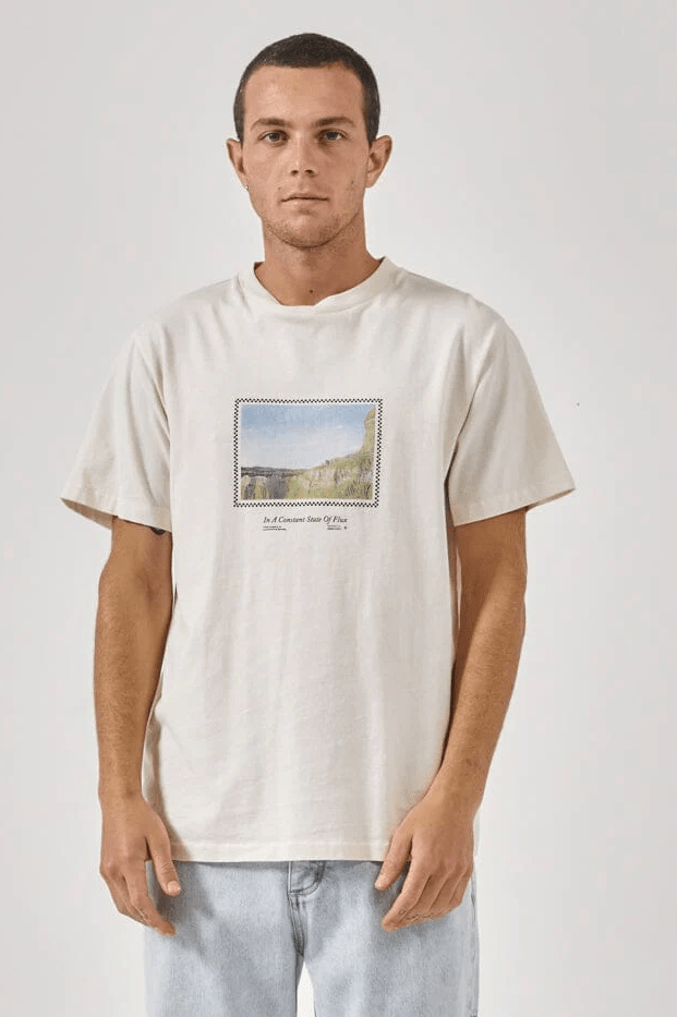 Thrills state of flux merch fit tee - heritage white