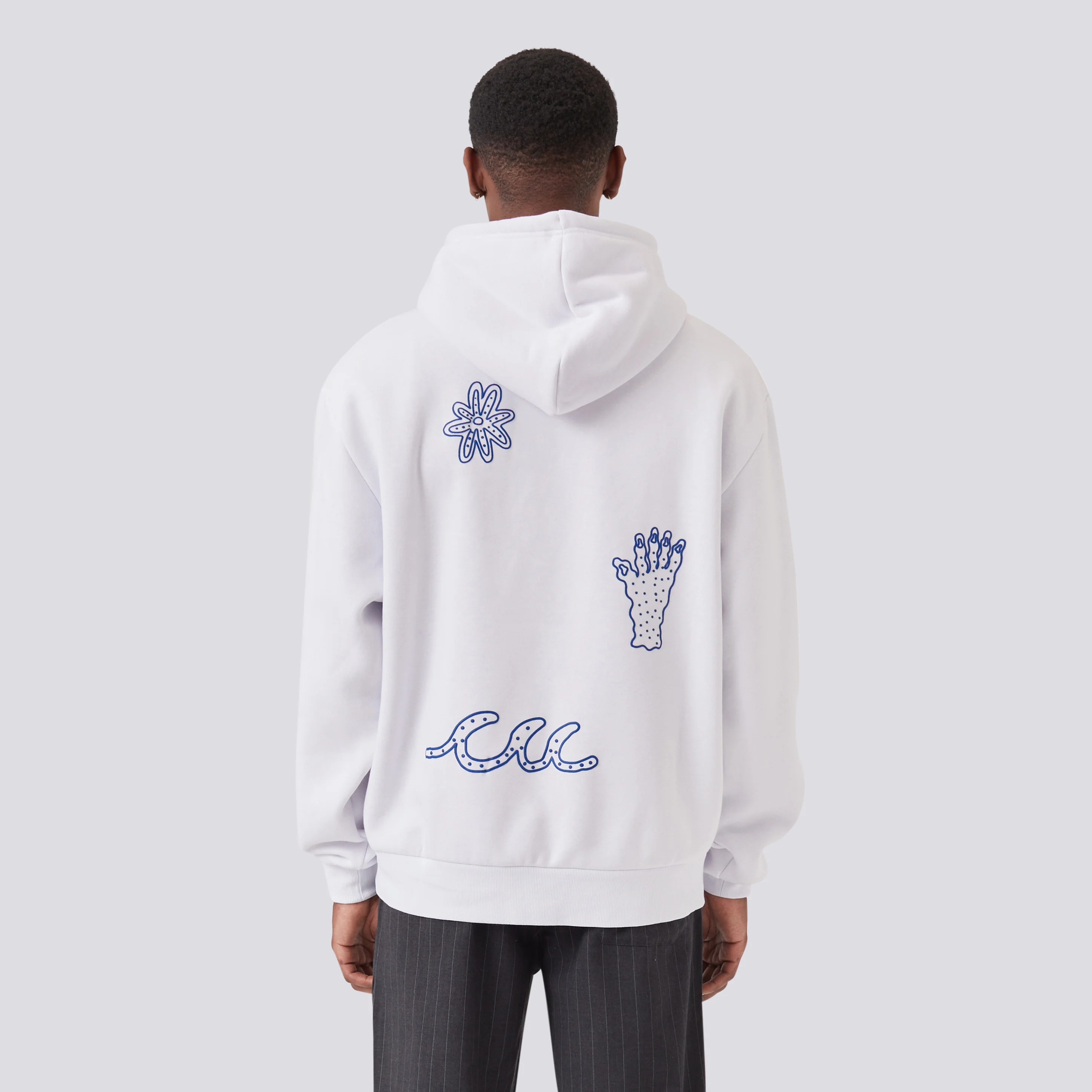 BARNEY COOLS Planet hood - White