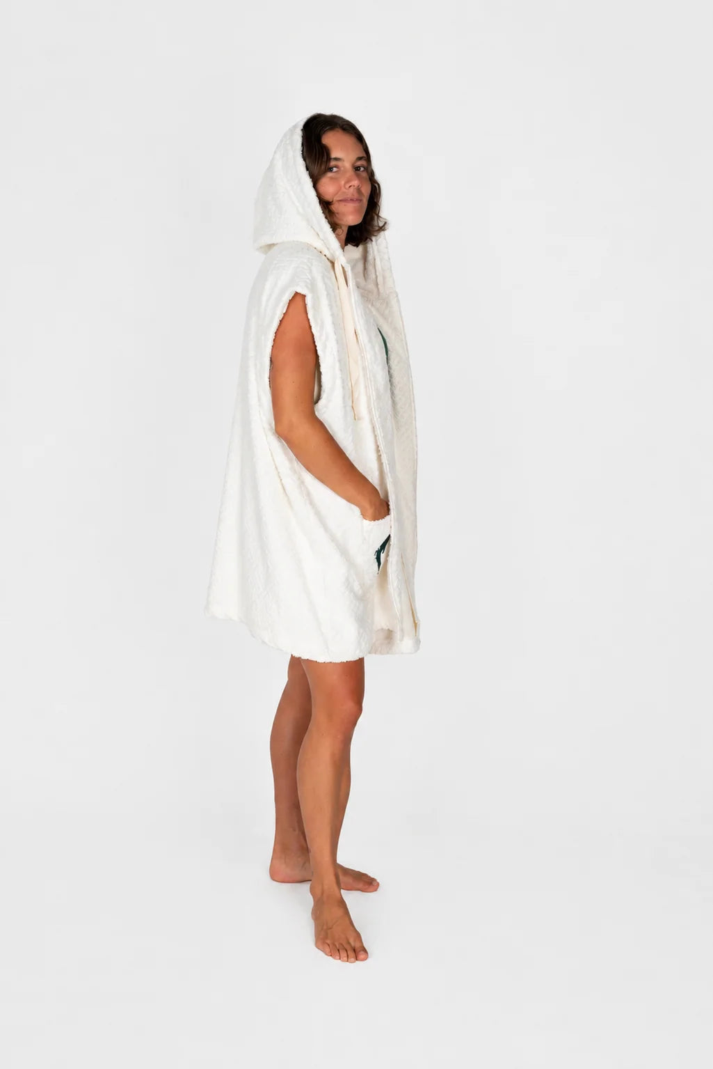 Atmosea - Delfi Apres Surf Robe - OFF WHITE