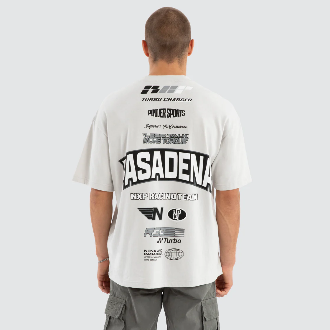 NXP Motor Raptor Tee - Glacier Grey