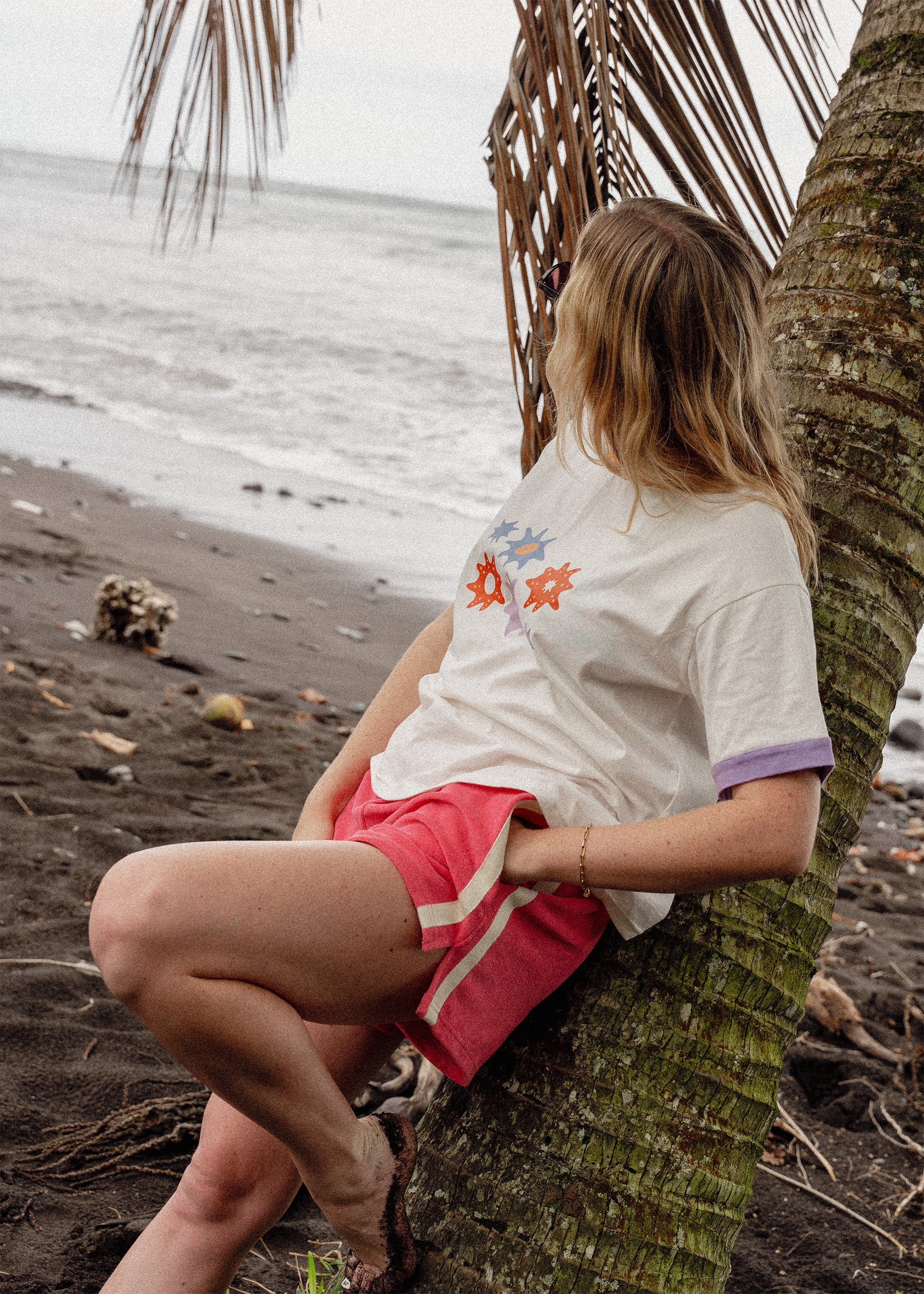 ATMOSEA Terry toweling short - strawberry