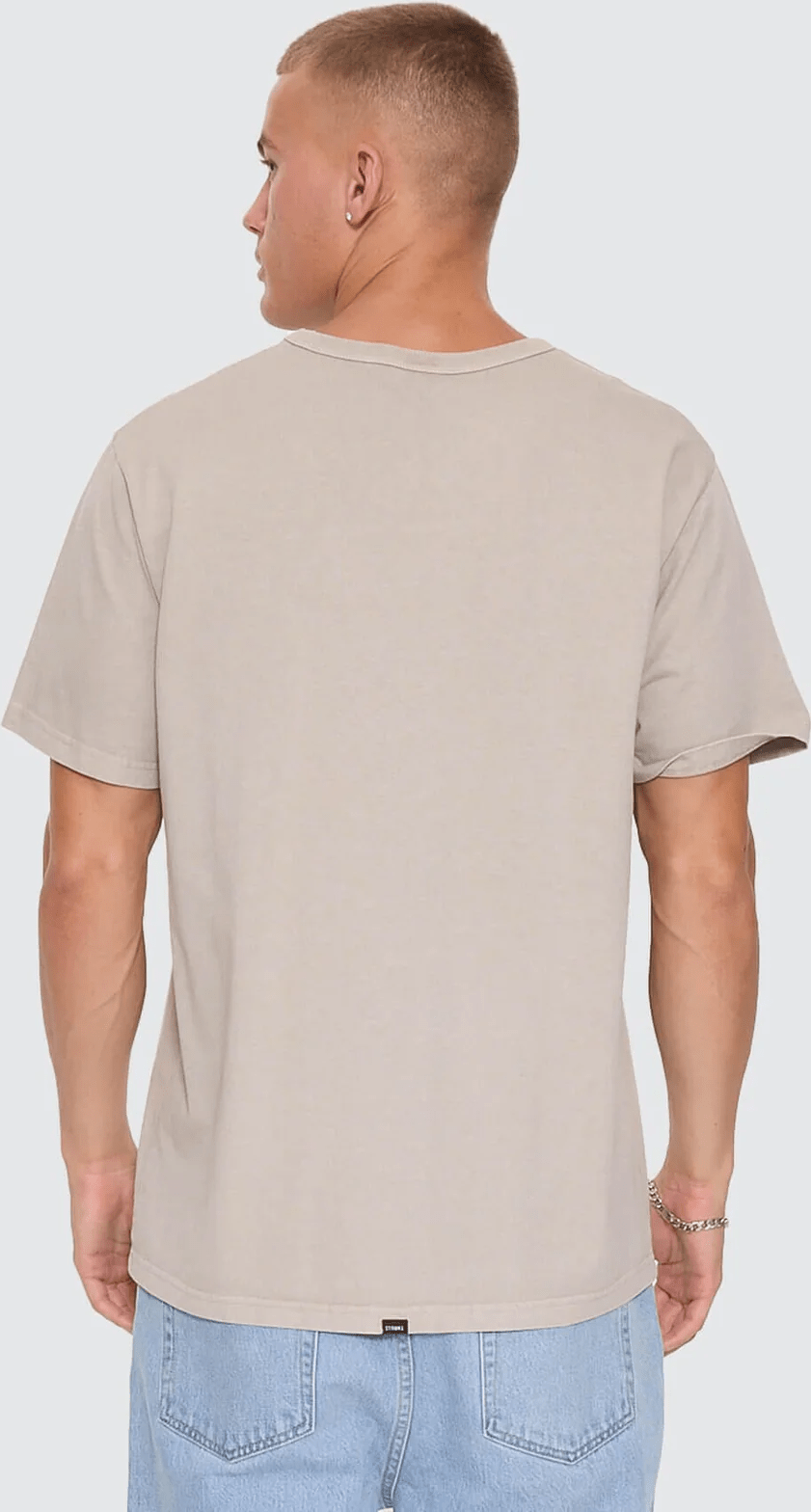 THRILLS Thrills Workwear Embro Merch Tee - Pumice stone