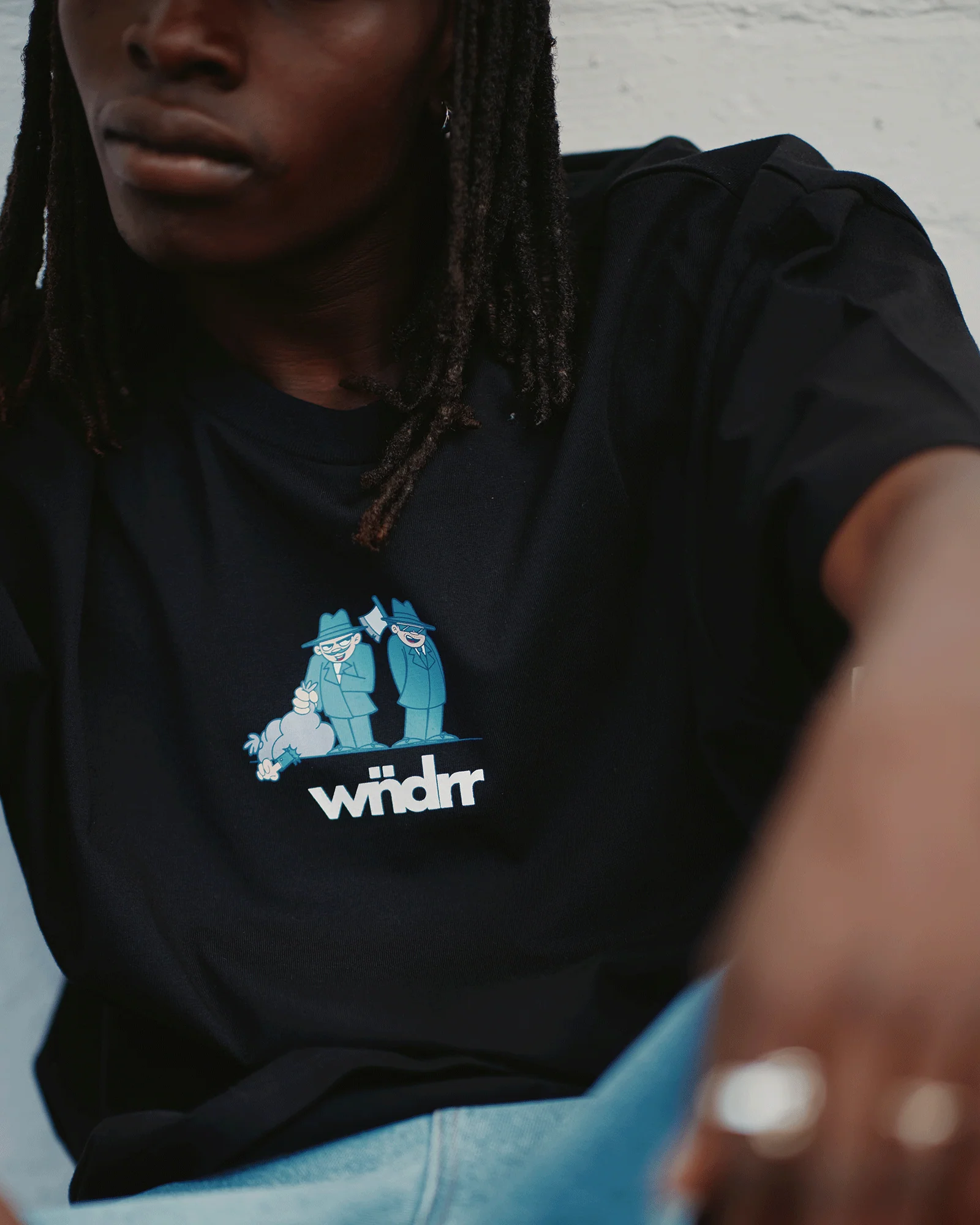 WNDRR Waste management box fit tee - Black