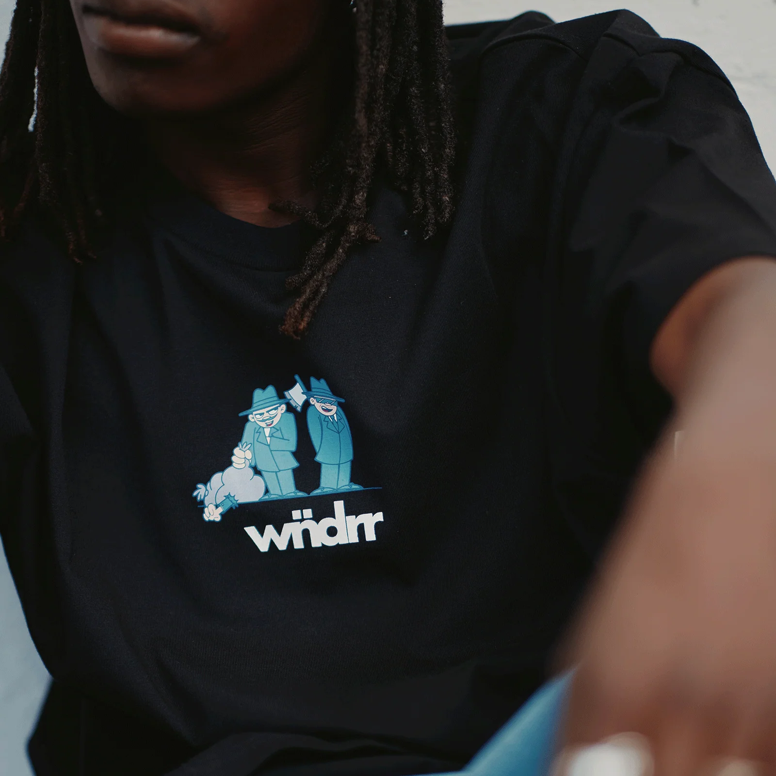 WNDRR Waste management box fit tee - Black