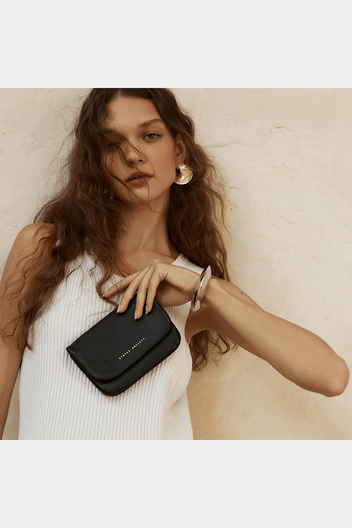 Status anxiety impermanent wallet - black