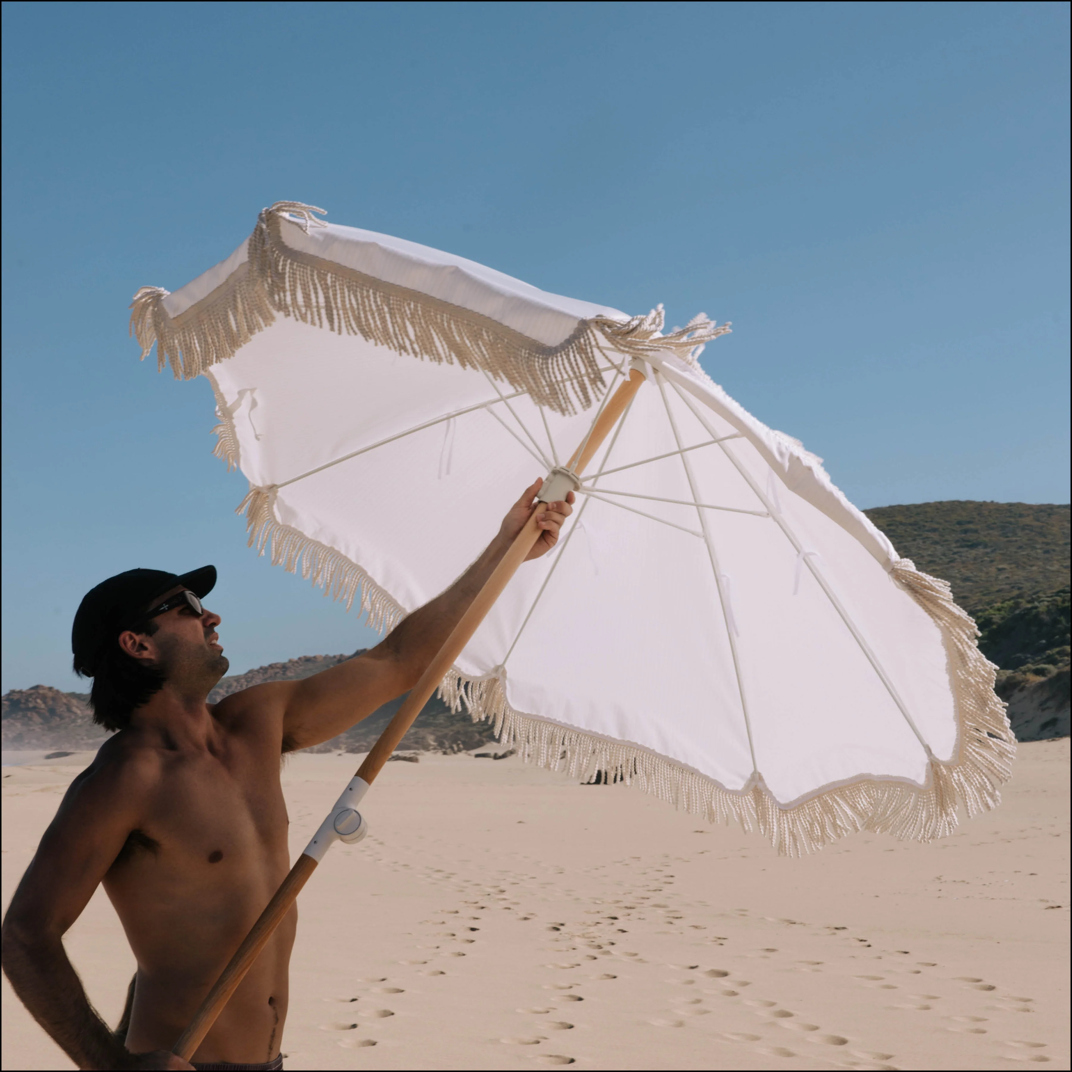 LAYDAY Coast Umbrella - Sand Stripe