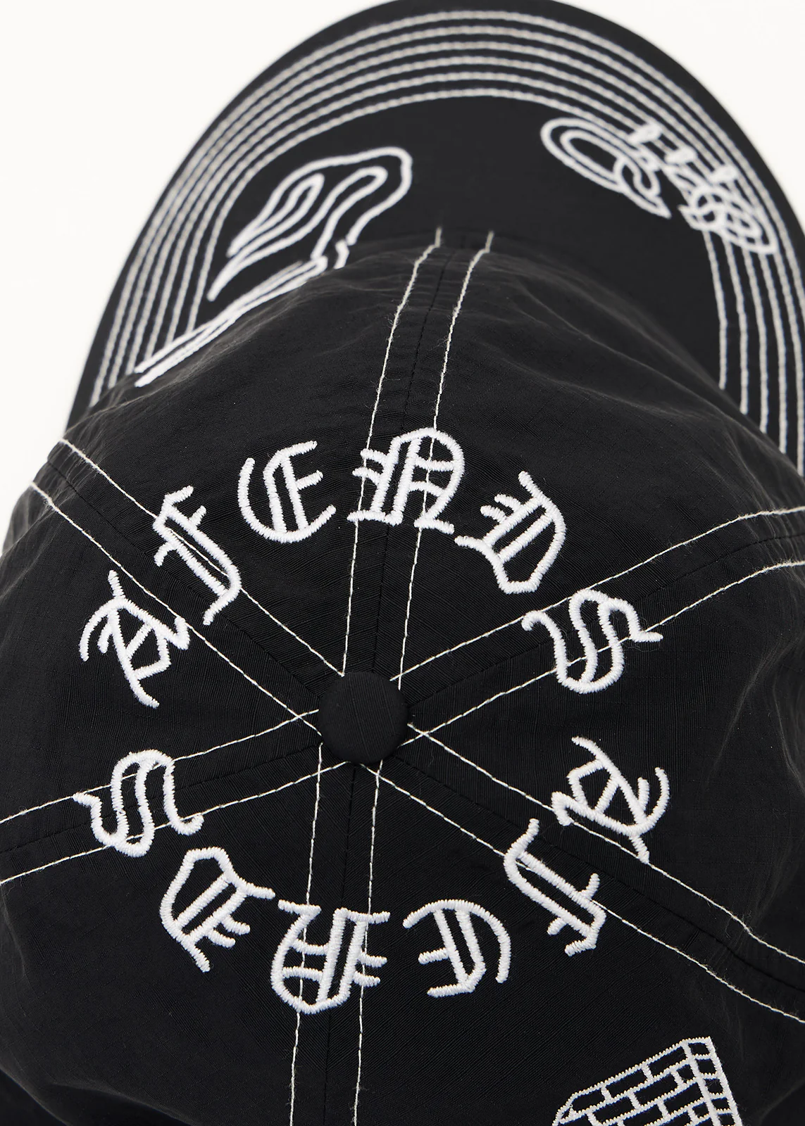 AFENDS Motor six panel cap -Black